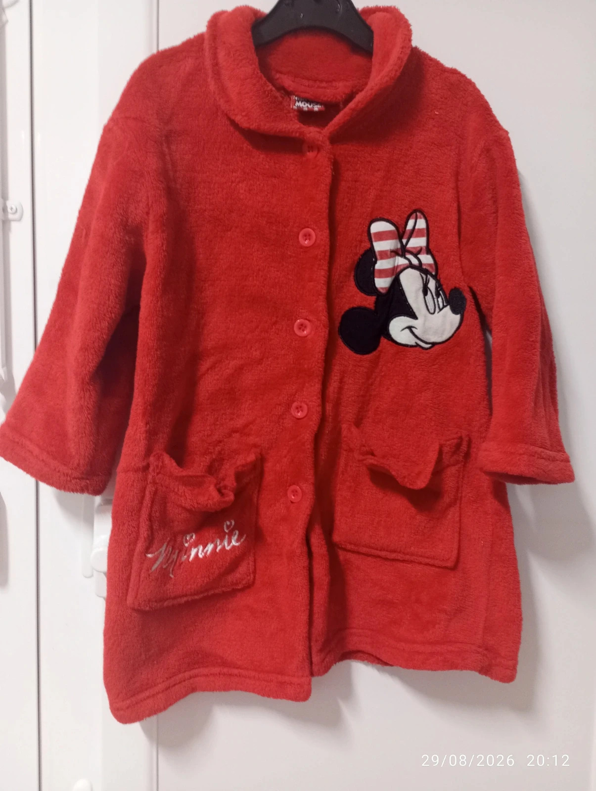 Bata de casa térmica Minnie Mouse Disney (Talla 3 años)