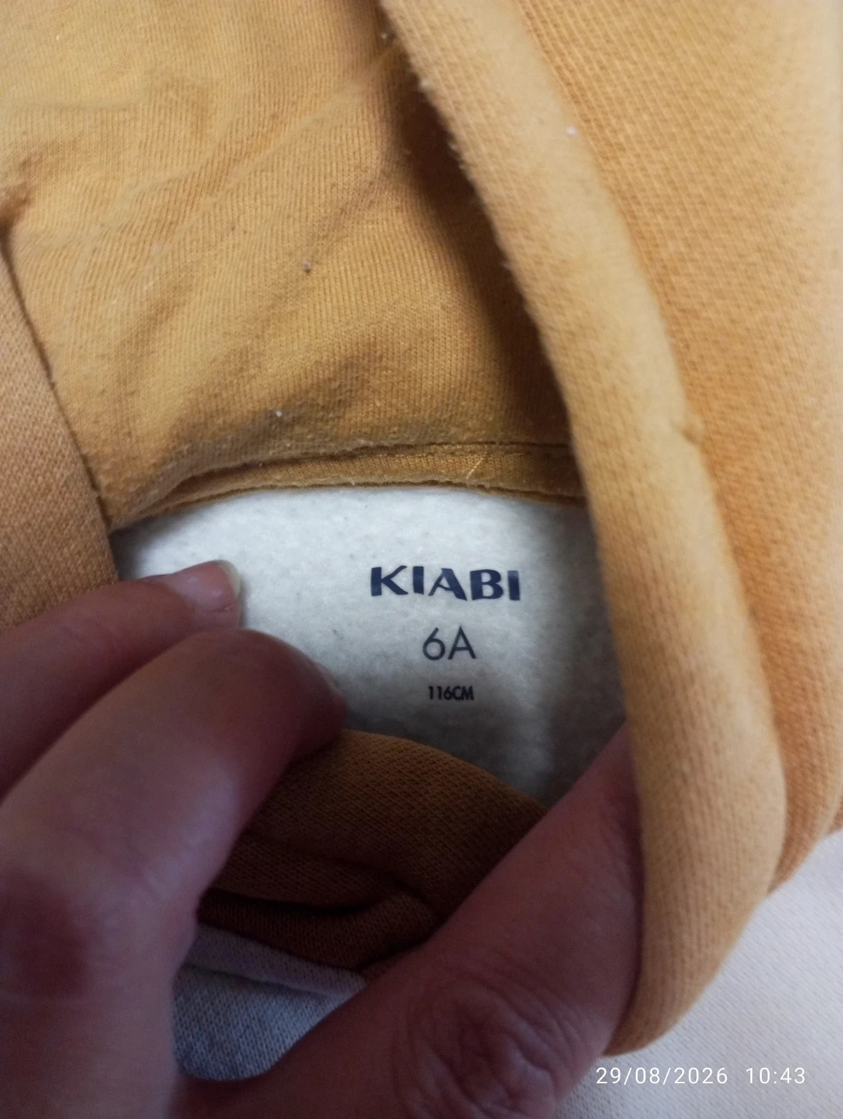 Sudadera color-block Kiabi – Kiabi – taille 6 ans / 116 cm 2