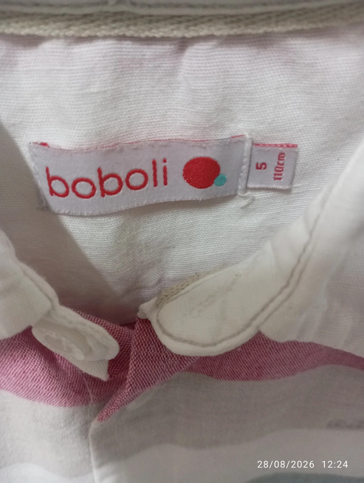 Camisa lino rayas Boboli niño T.5 – Bóboli – taille 5 ans / 110 cm 3