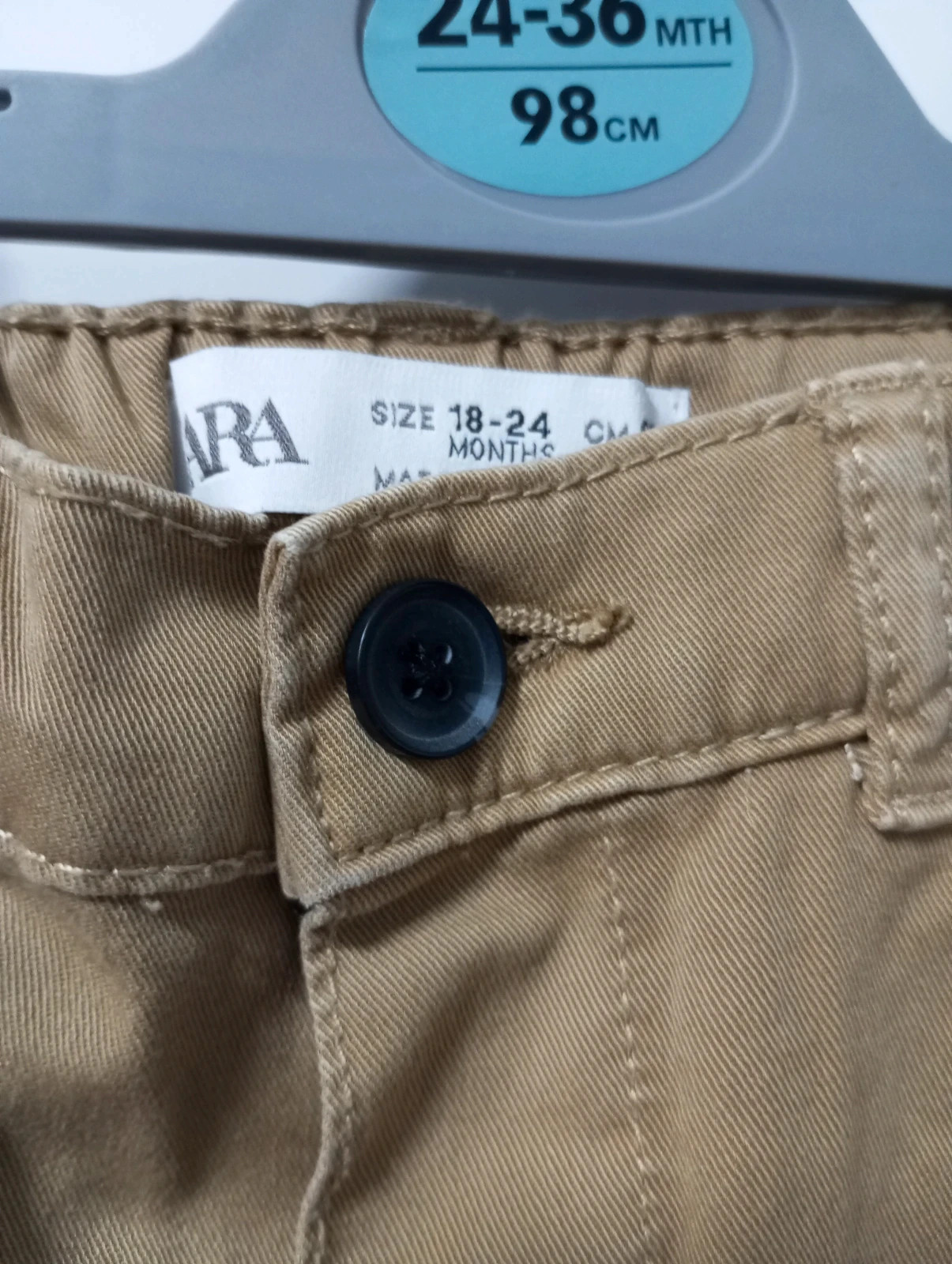 Conjunto Camel y blanco zara – Zara – taille 18-24 mois / 86 cm 2