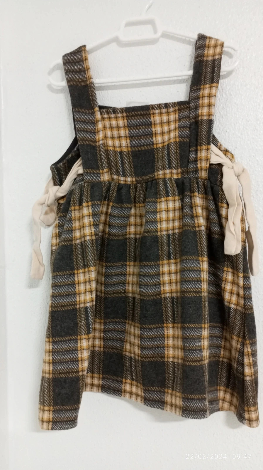 Vestido pichi de cuadros de Zara Kids 🍁 – Zara Kids – taille 3 ans / 98 cm