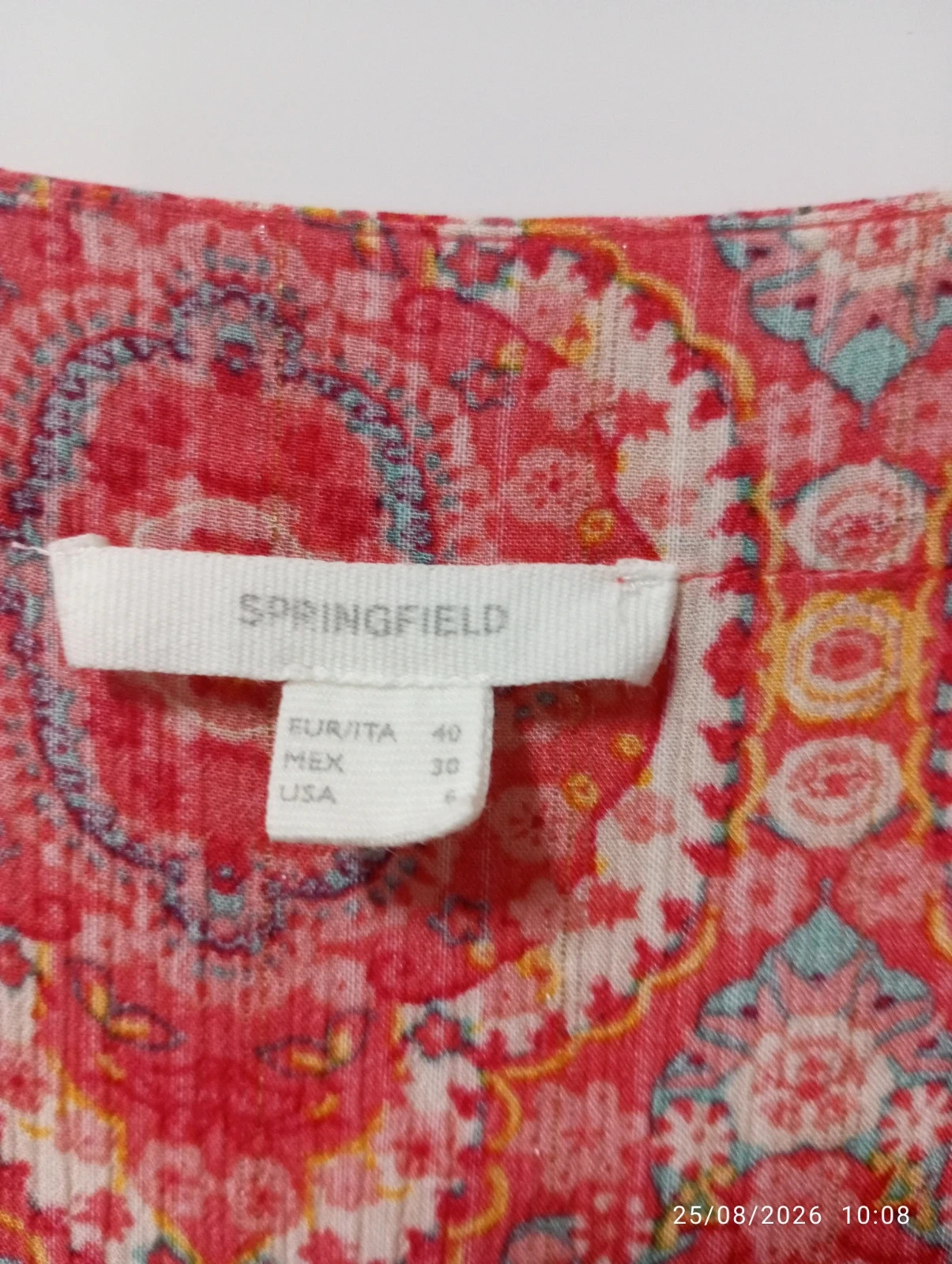 Vestido midi boho Springfield Talla 40 (Impecable) – Springfield – taille L / 40 / 12 2