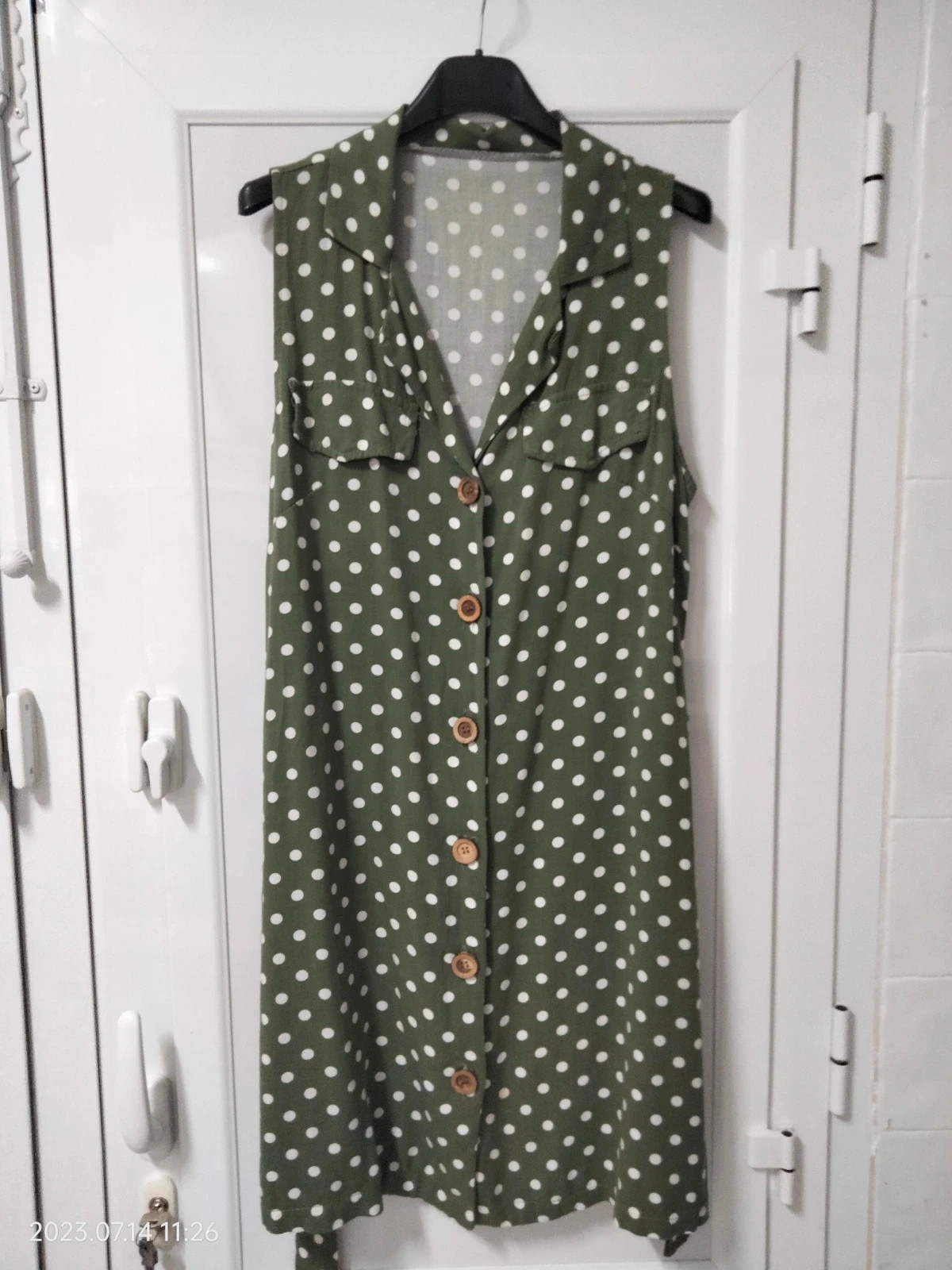Precioso vestido camisero de lunares totalmente NUEVO! 🌿 – Italy Moda – taille M / 38 / 10