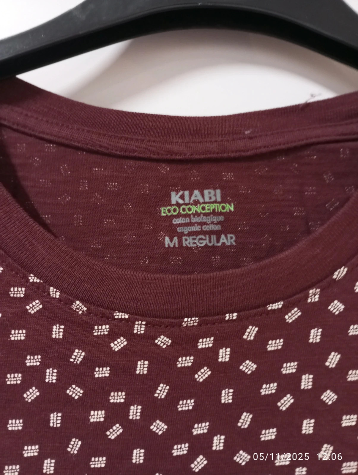 Camiseta Kiabi hombre microestampado - Talla M (A estrenar) – Kiabi – taille M 2