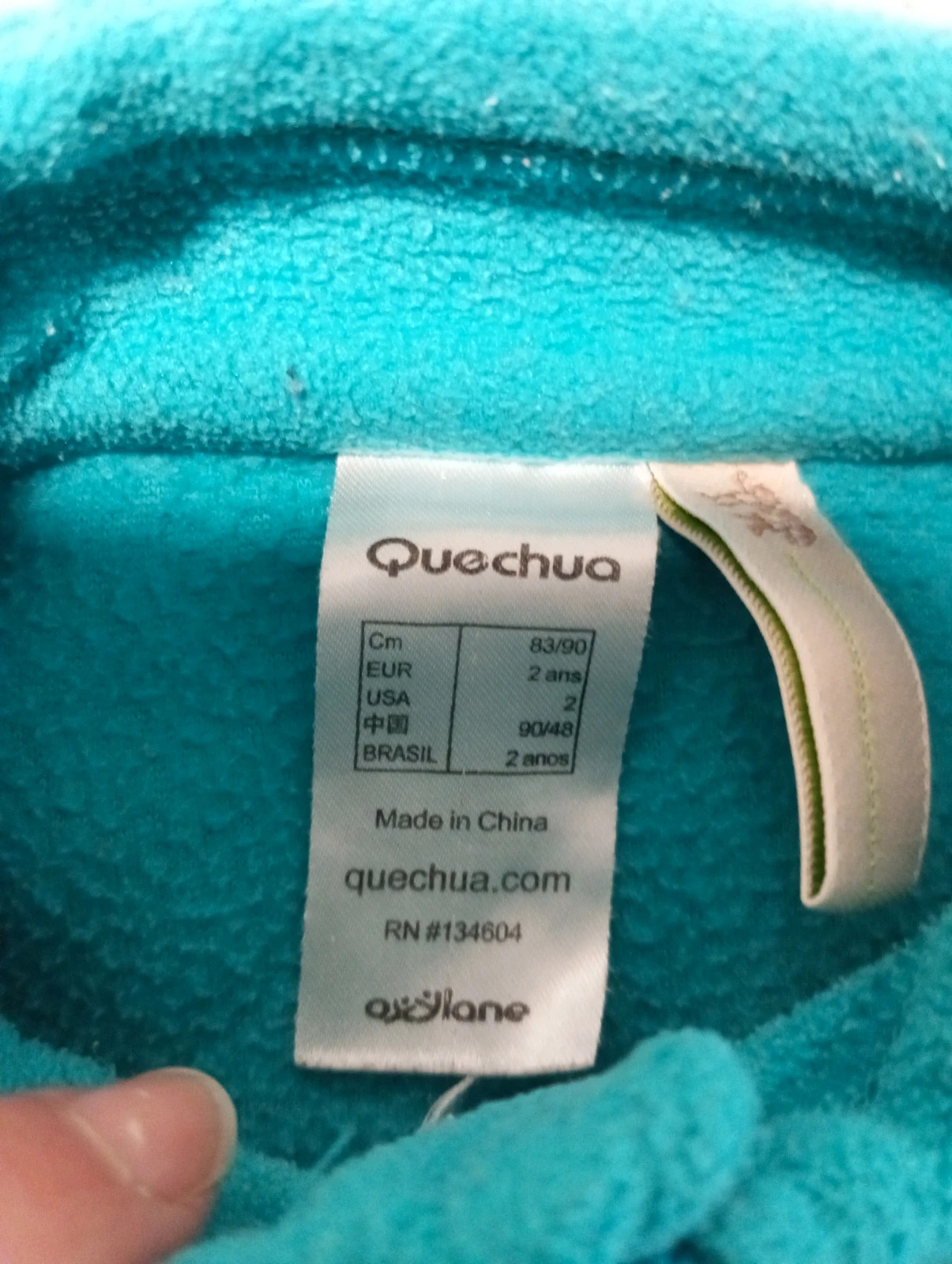 Forro polar Quechua - Talla 2 años – Quechua – taille 24-36 mois / 92 cm 2