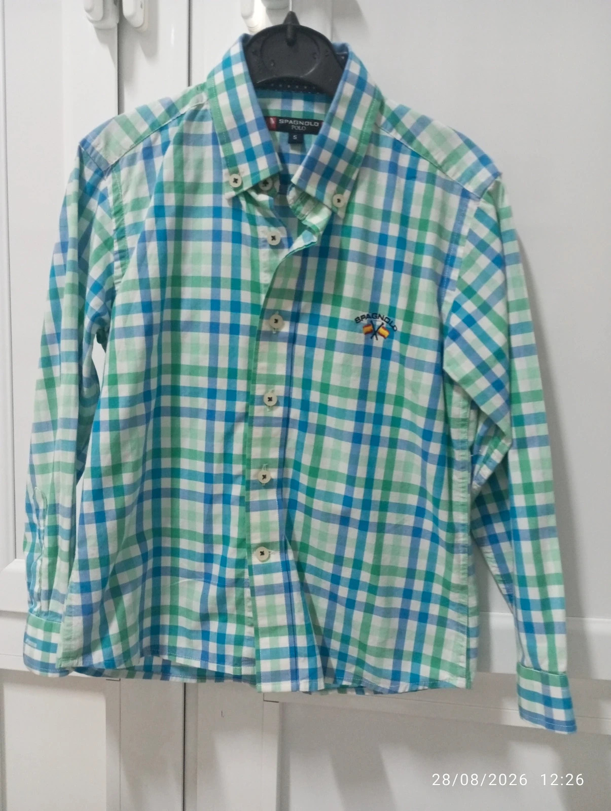 Camisa de cuadros Spagnolo (Nueva sin etiquetas!)