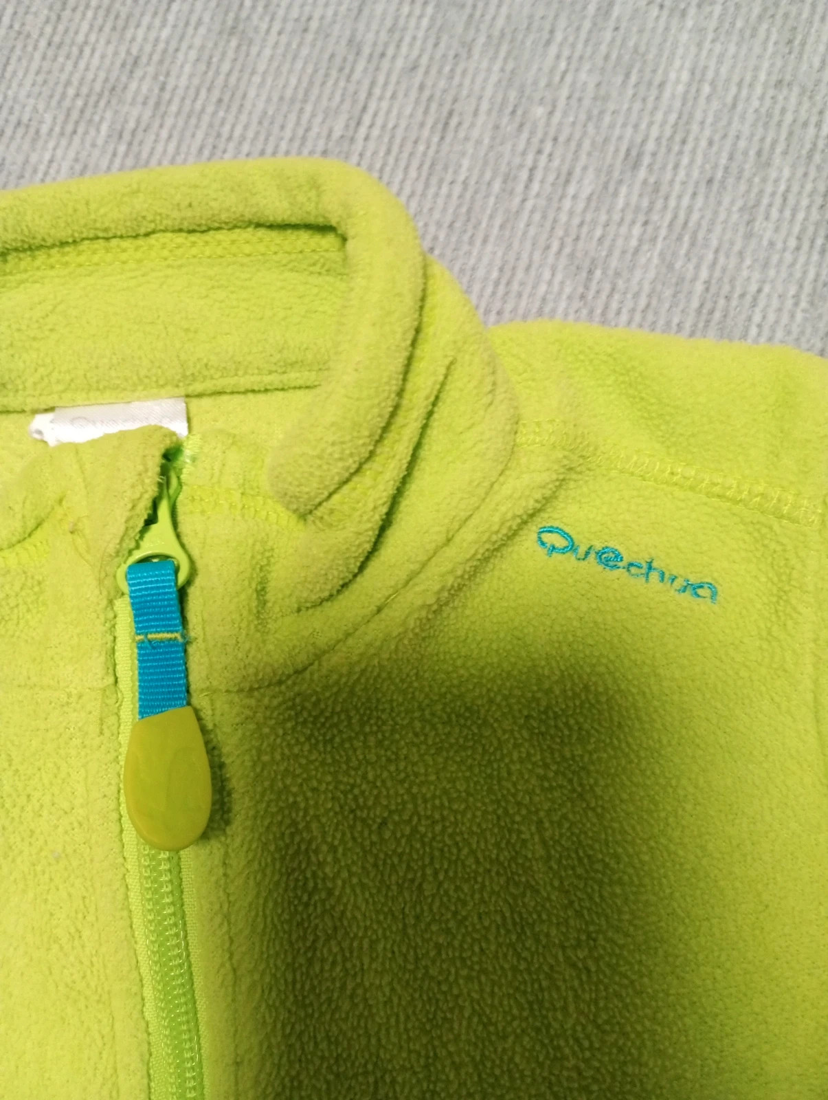 🍏 Forro polar Quechua color verde manzana / pistacho - Talla 2 años – Quechua – taille 24-36 mois / 92 cm 2