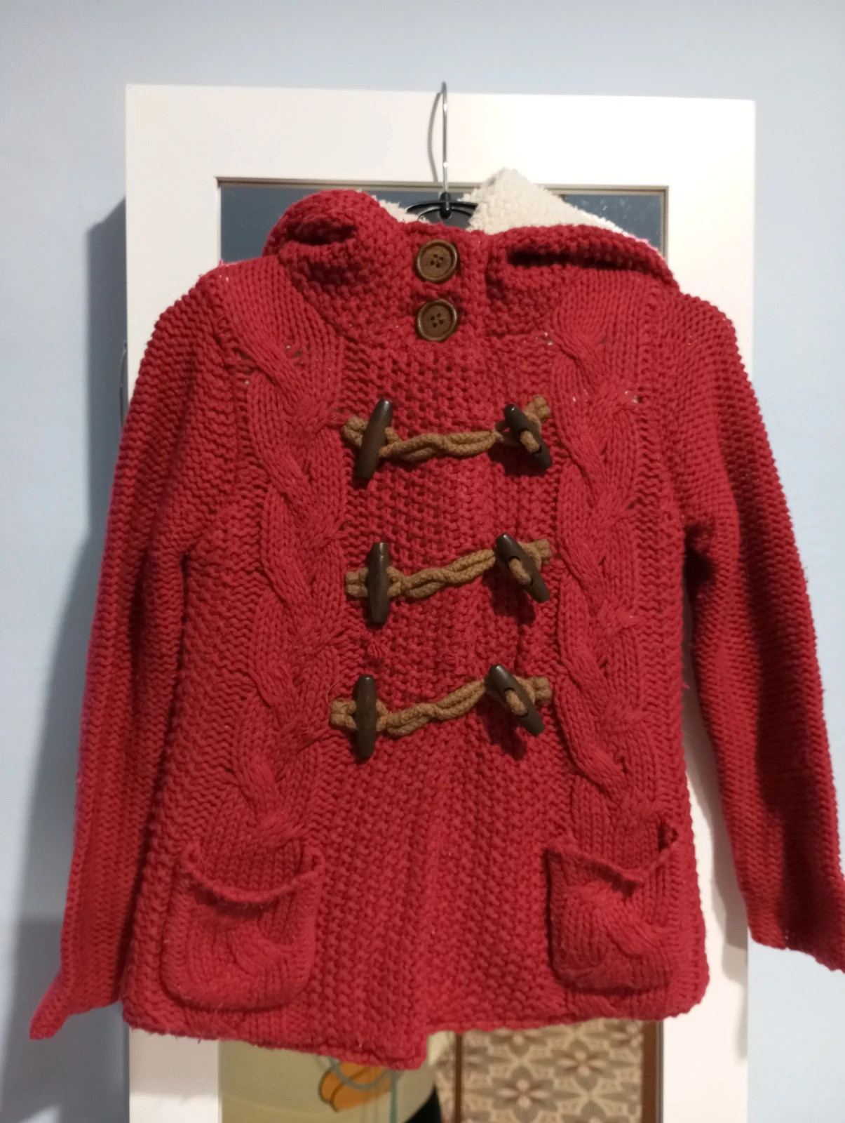 Abrigo / Trenca de punto C&A - Talla 92 – C&A – taille 24-36 mois / 92 cm
