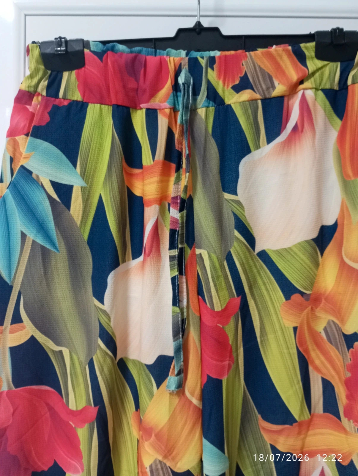 Pantalón palazzo tropical 🌴NUEVO! – Italy Moda – taille L / 40 / 12 2