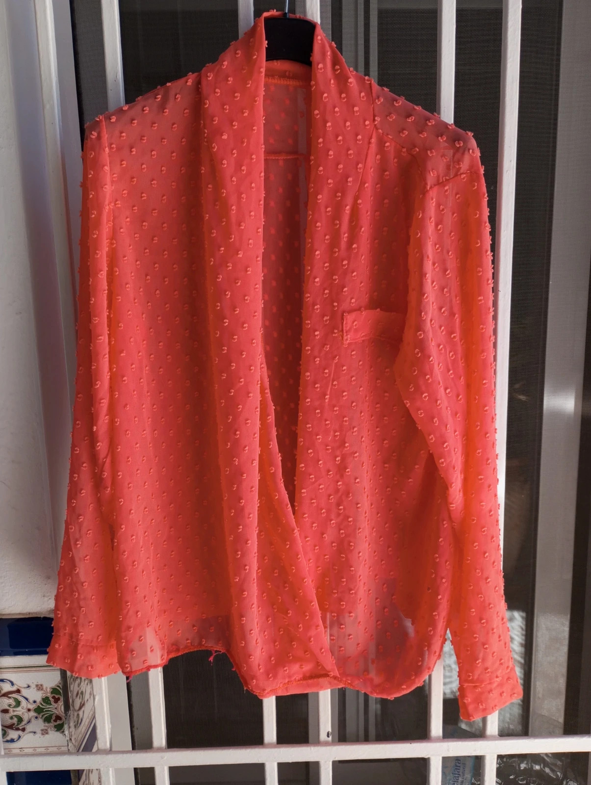 Blusa Coral Plumeti Boho - Talla M 🌸 – Italy Moda – taille M / 38 / 10