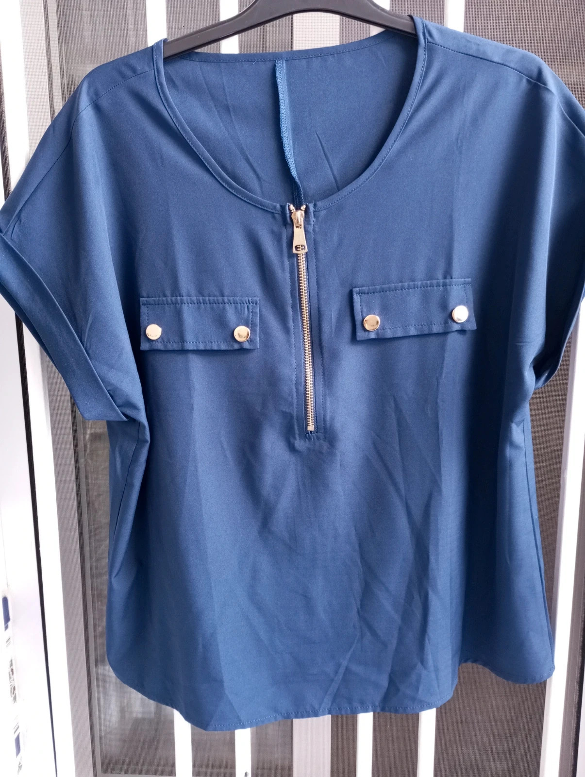 Blusa azul marino NUEVA Shein - Talla L – Shein – taille L / 40 / 12