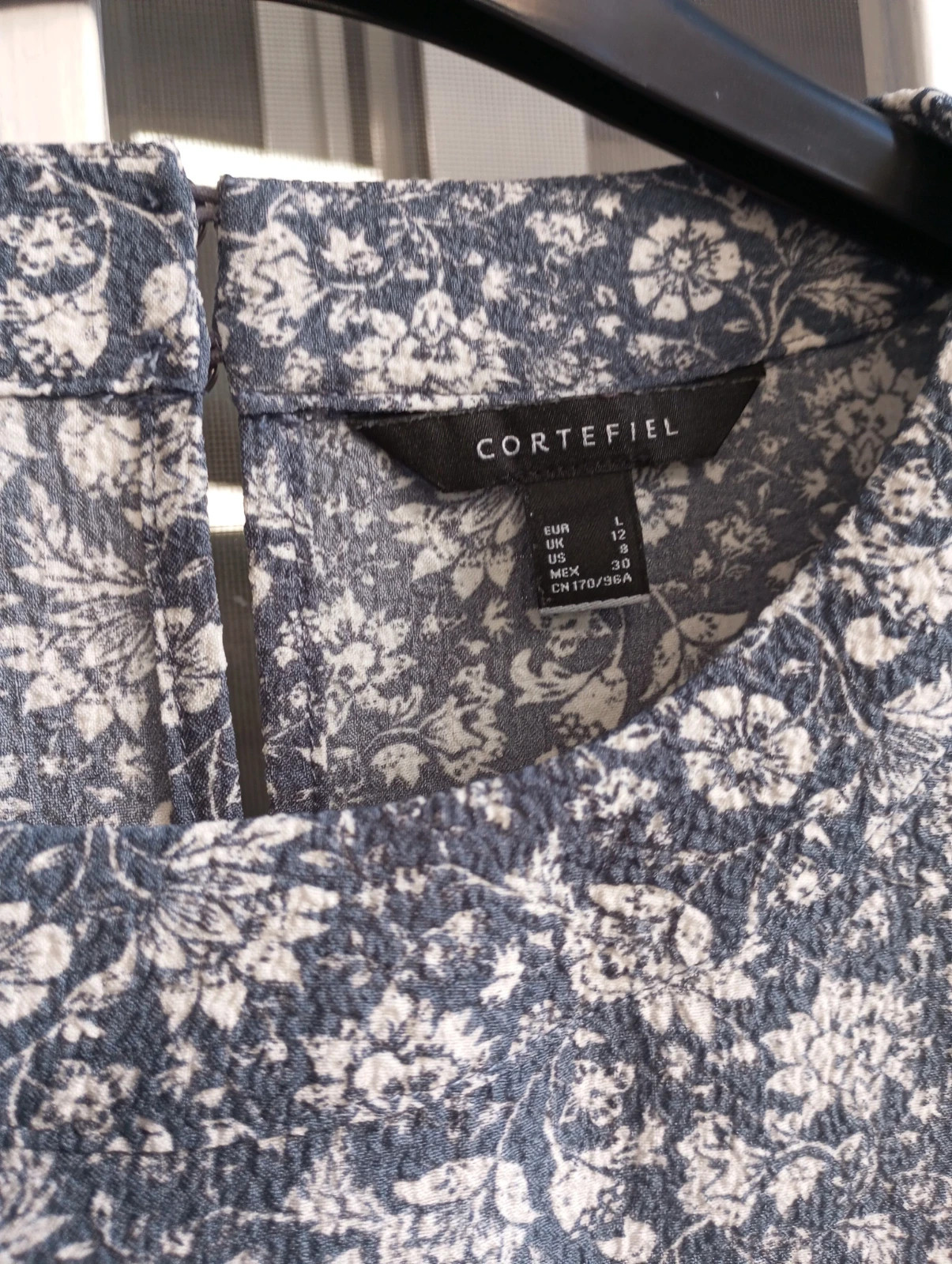 Blusa Cortefiel Flores Azul | Talla L | Estado Impecable 💙 – Cortefiel – taille L / 40 / 12 3