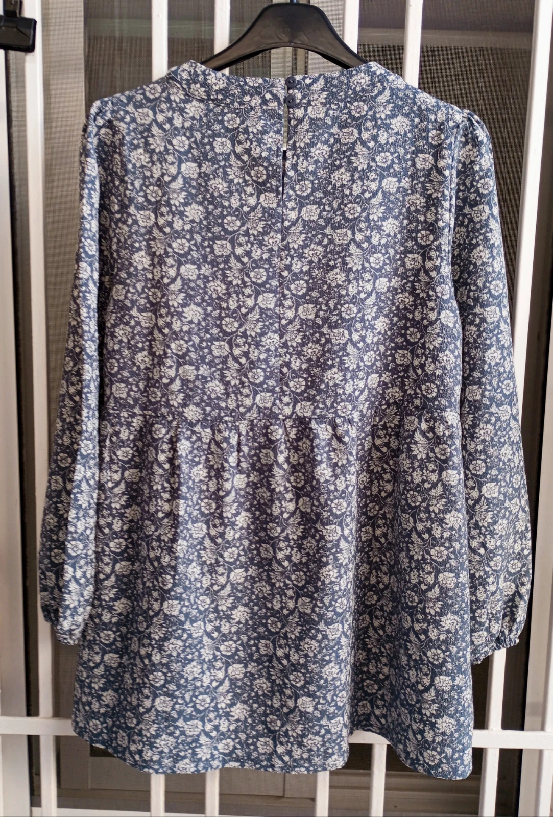 Blusa Cortefiel Flores Azul | Talla L | Estado Impecable 💙 – Cortefiel – taille L / 40 / 12 5