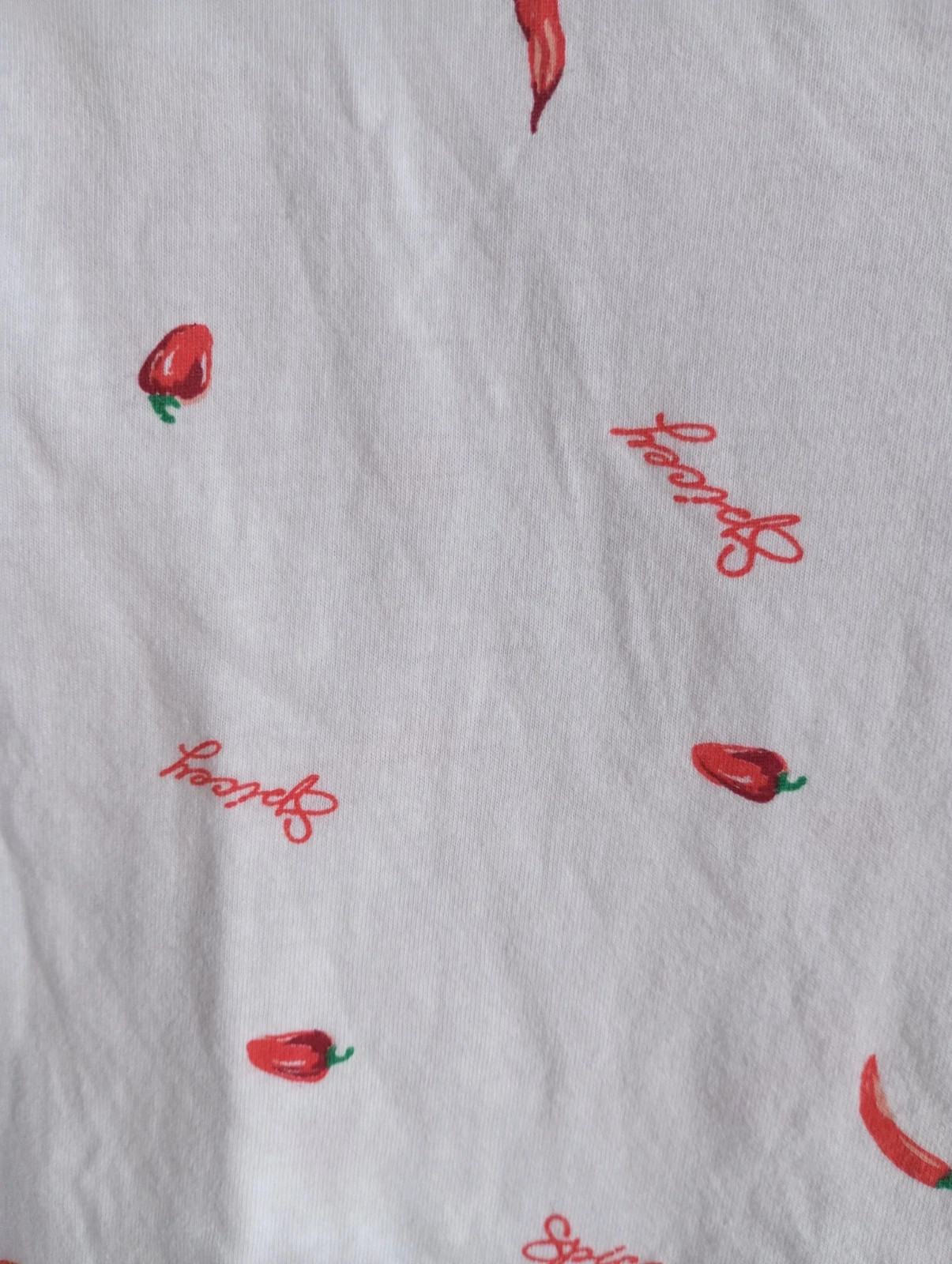 Camiseta con Estampado de Guindillas – Primark – taille M / 38 / 10 2