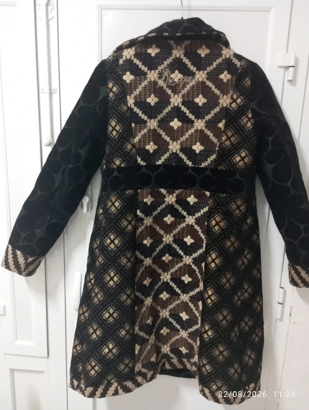 Abrigo Desigual Jacquard con Bordado Floral (Talla 40) – Desigual – taille L / 40 / 12 2