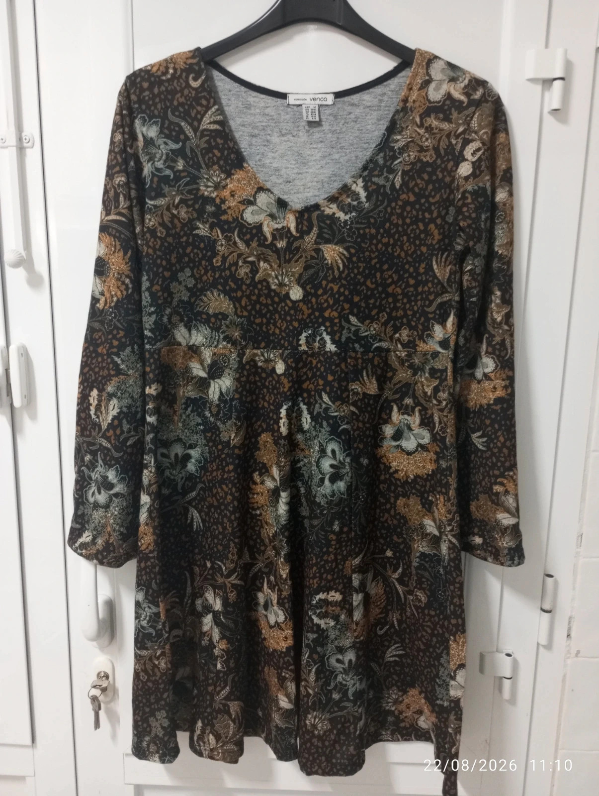 Vestido boho floral Venca - Talla M