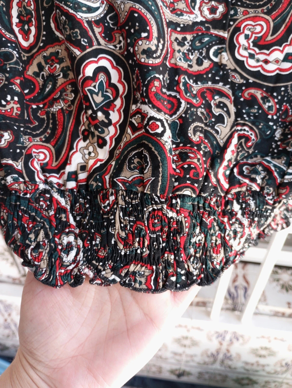 Blusa Paisley Boho Talla M - Estado Impecable. – Vintage Chic – taille M / 38 / 10 3