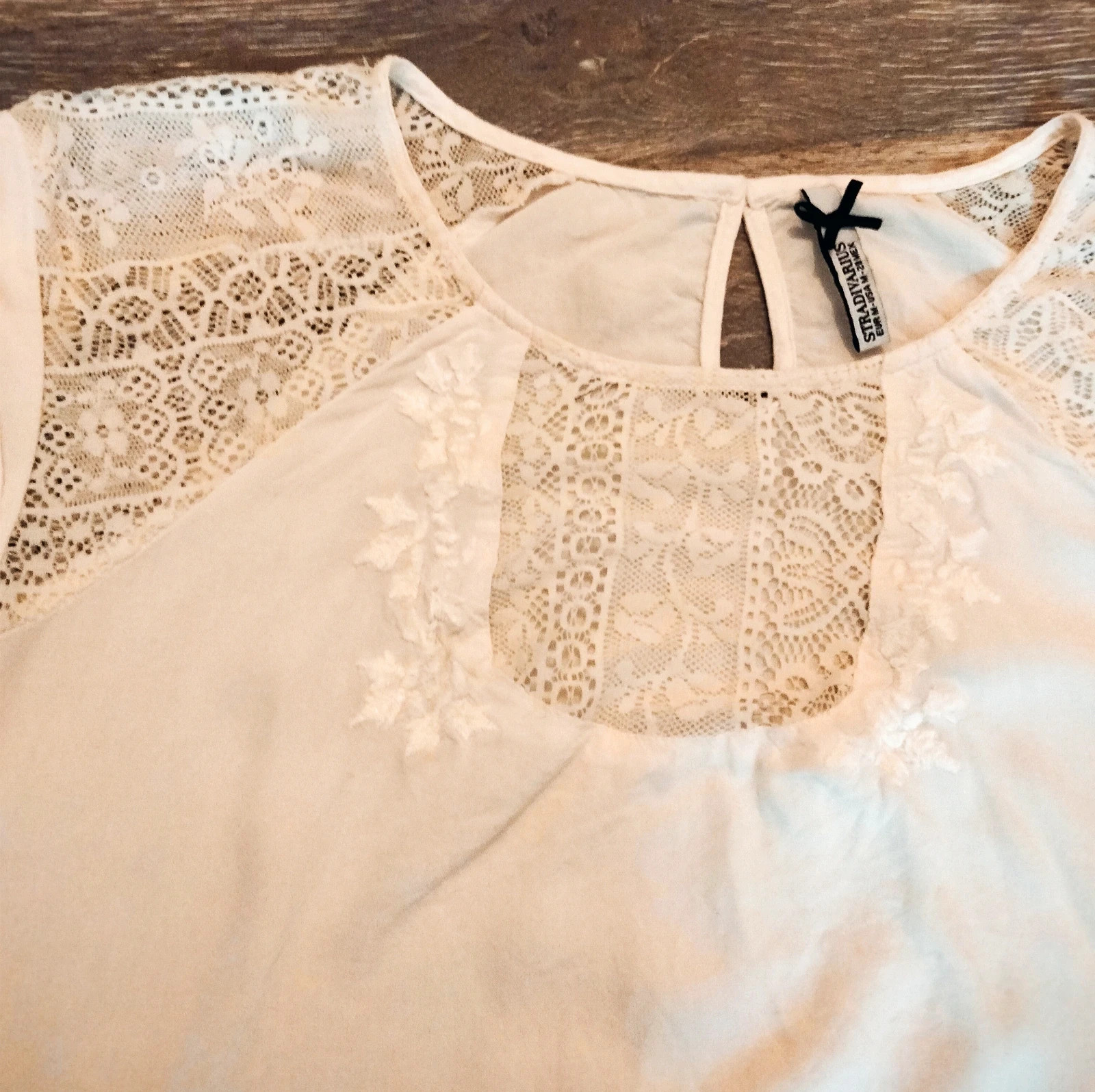 Blusa Romántica Boho-Chic de Stradivarius – Stradivarius – taille M / 38 / 10 2