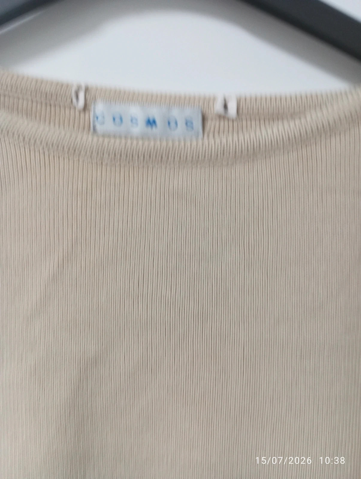 Jersey Cosmos Beige con Detalle de Rayas – Talla L – Cosmos – taille L / 40 / 12 2