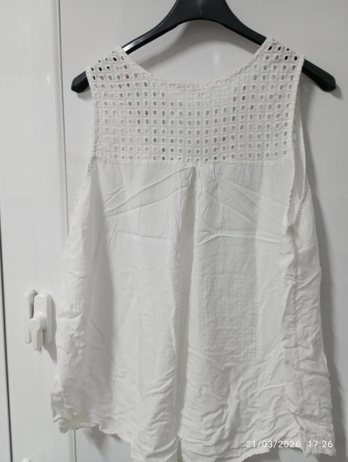 Blusa Boho Blanca 🌸 Bordado Floral - Nueva con Etiqueta – Italy Moda – taille M / 38 / 10 3