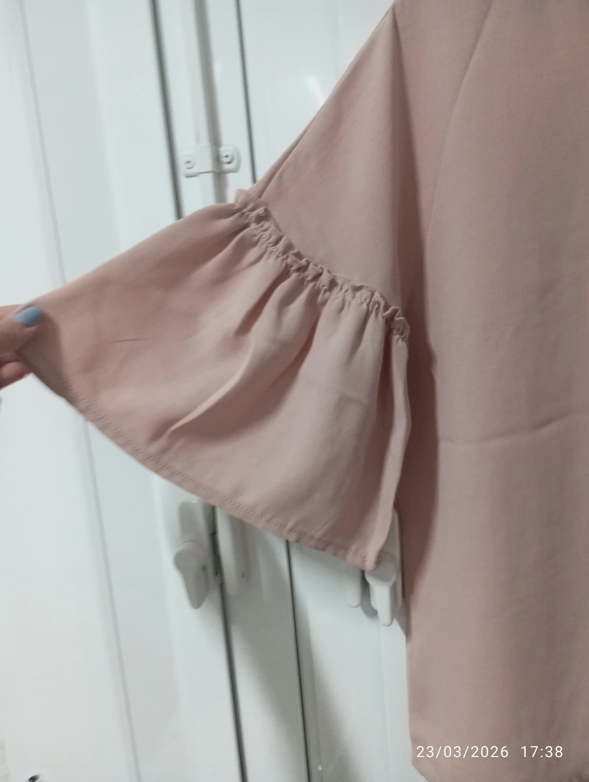 Blusa romántica Stradivarius Rosa (Talla S) 🎀 – Stradivarius – taille S / 36 / 8 2