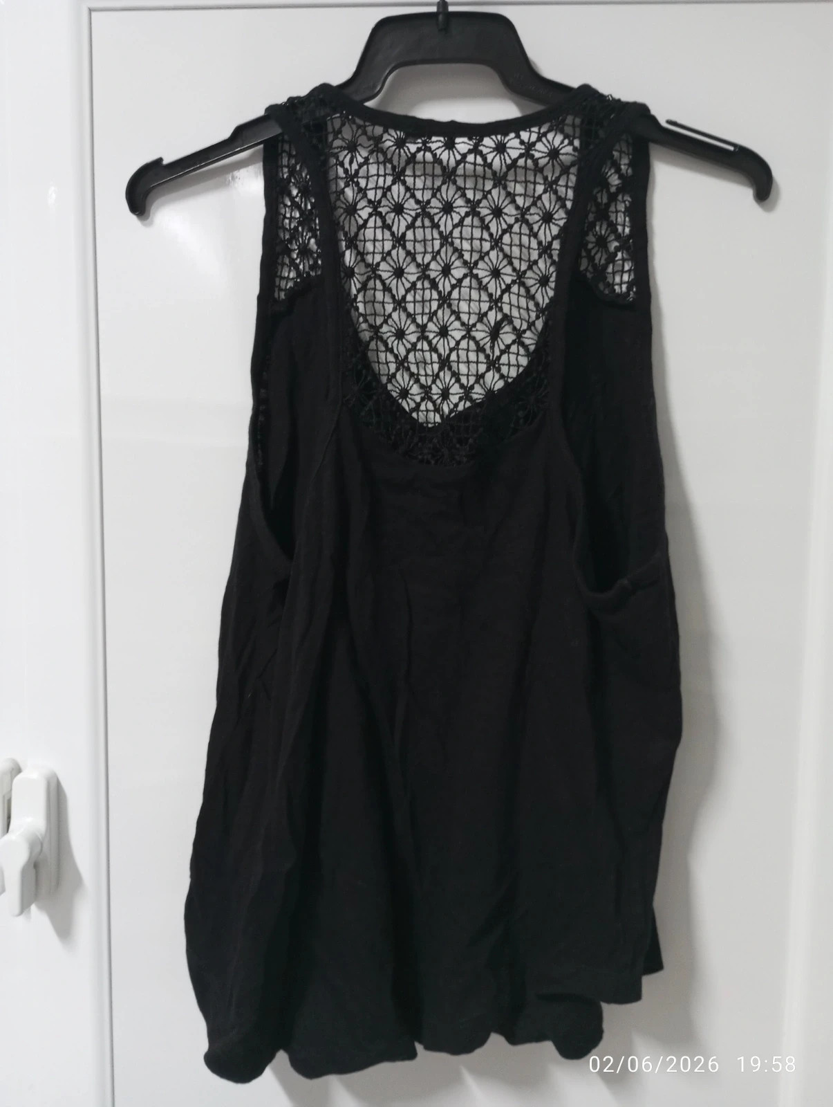 Top negro espalda calada - Talla M – Italy Moda – taille M / 38 / 10 2