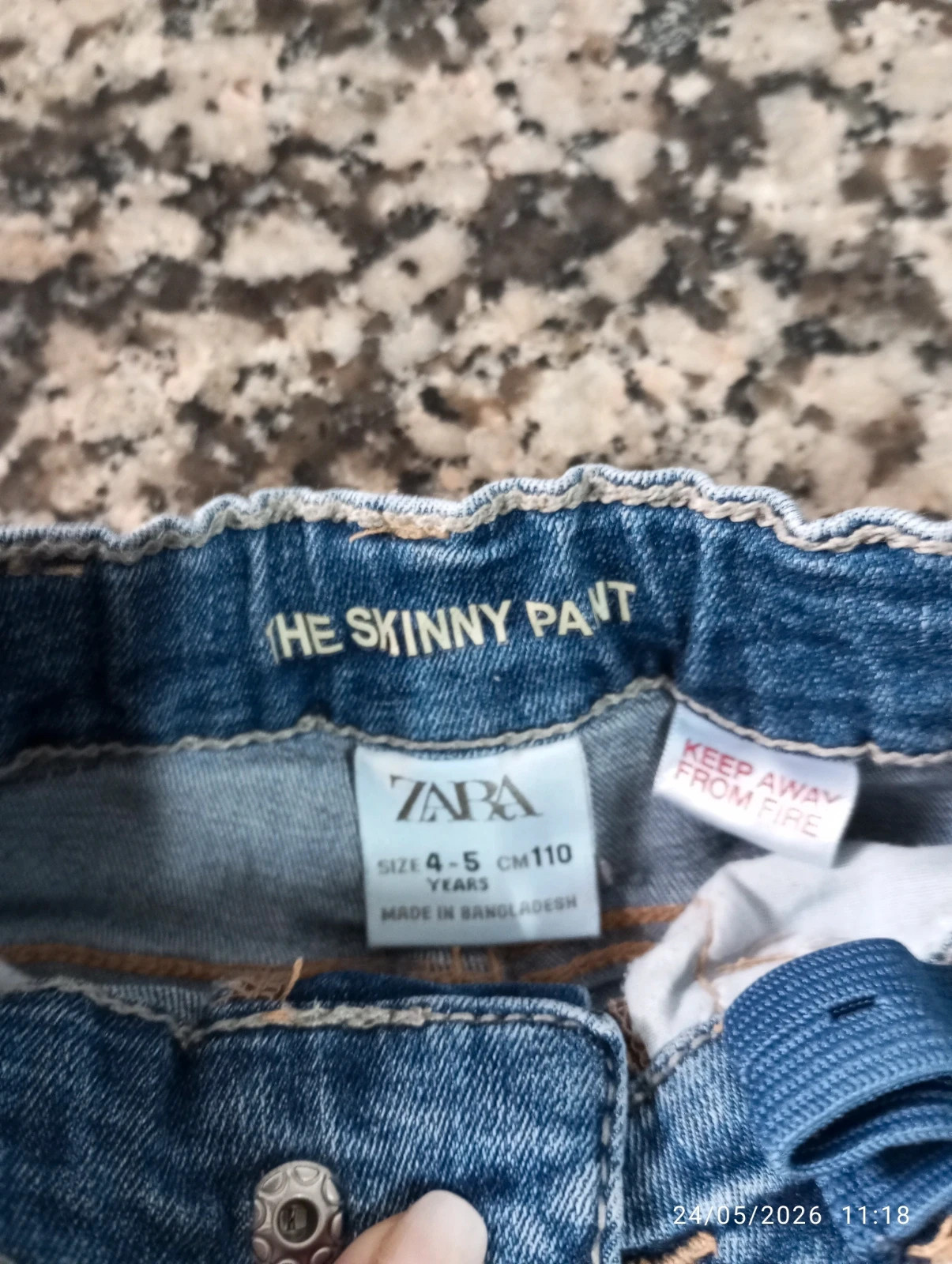 👖 Vaquero Skinny de Zara Kids (Talla 4-5 años / 110 cm) – Zara – taille 5 ans / 110 cm 2