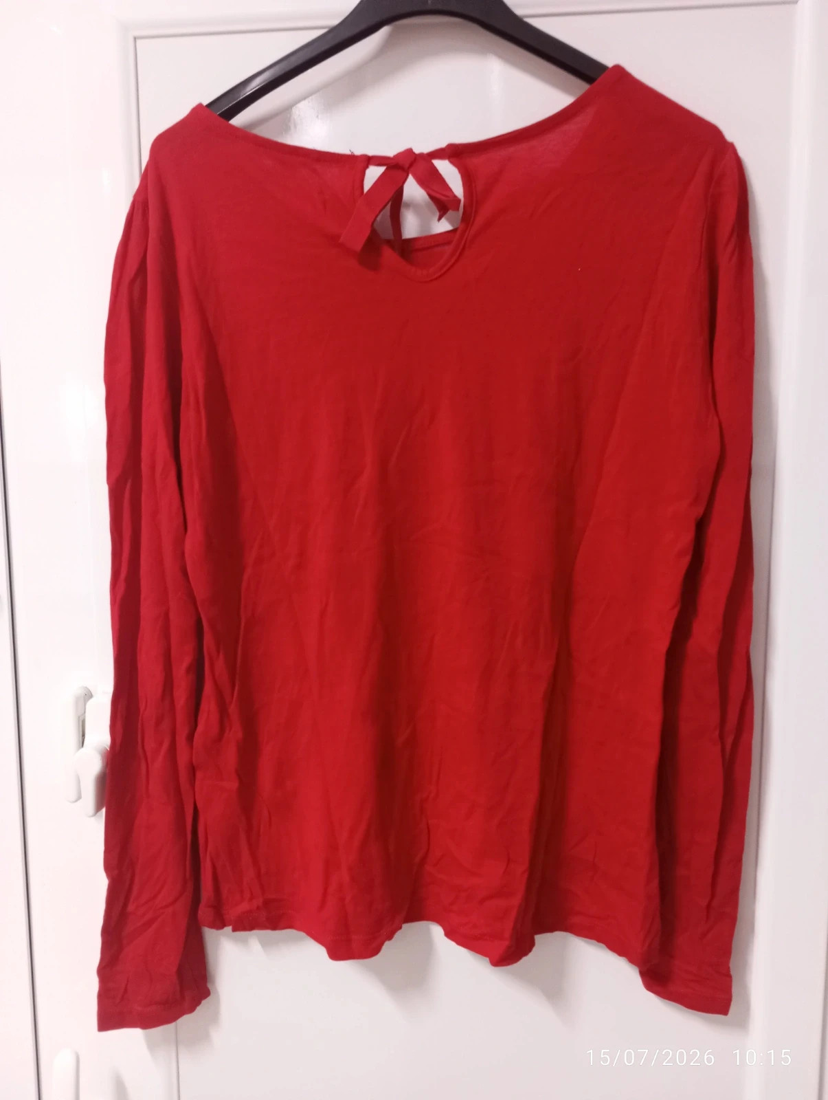 Camiseta roja Springfield (Talla M) - Detalle espalda – Springfield – taille M / 38 / 10 2