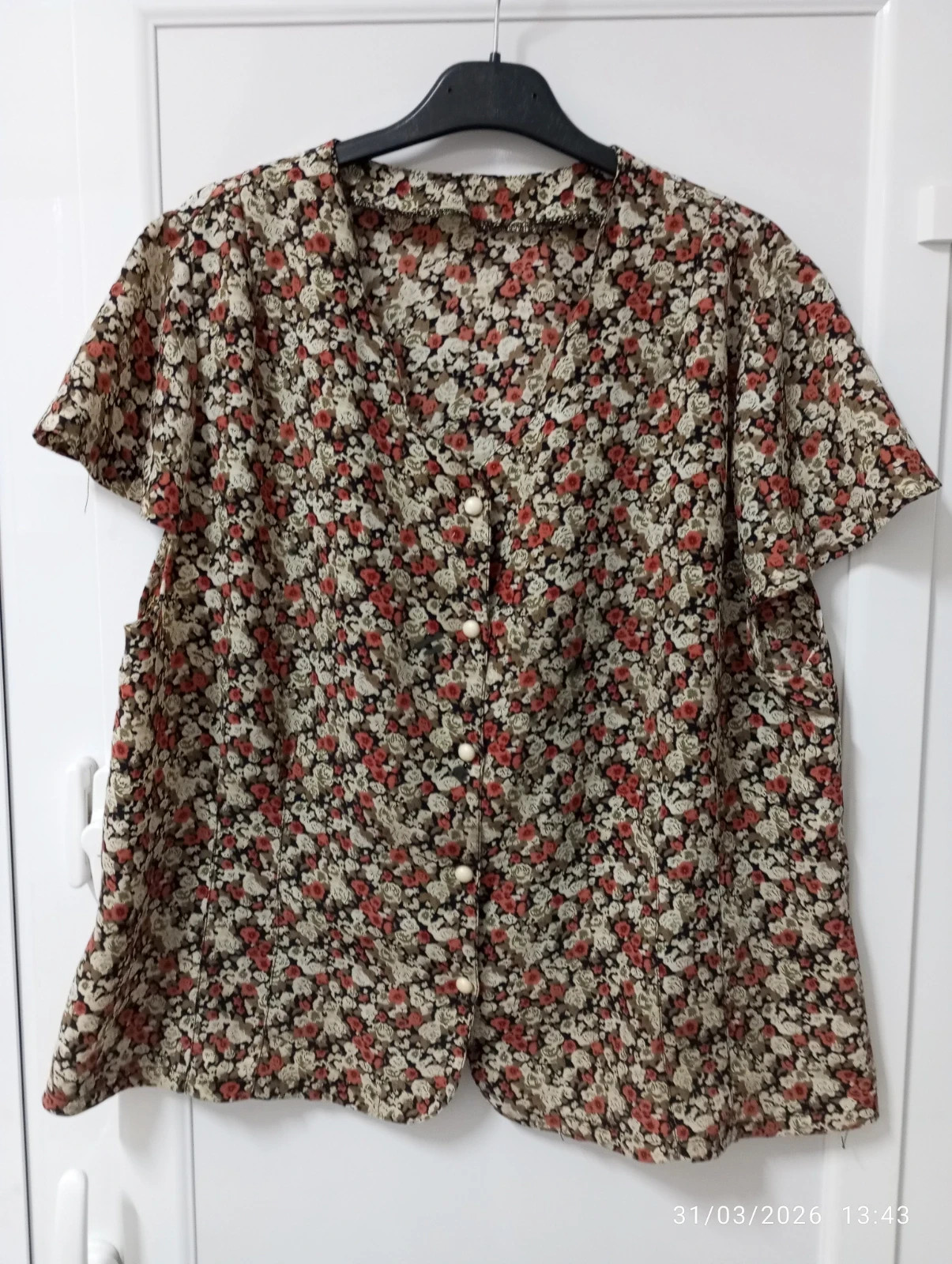 Blusa Floral Vintage Romántica 🌸