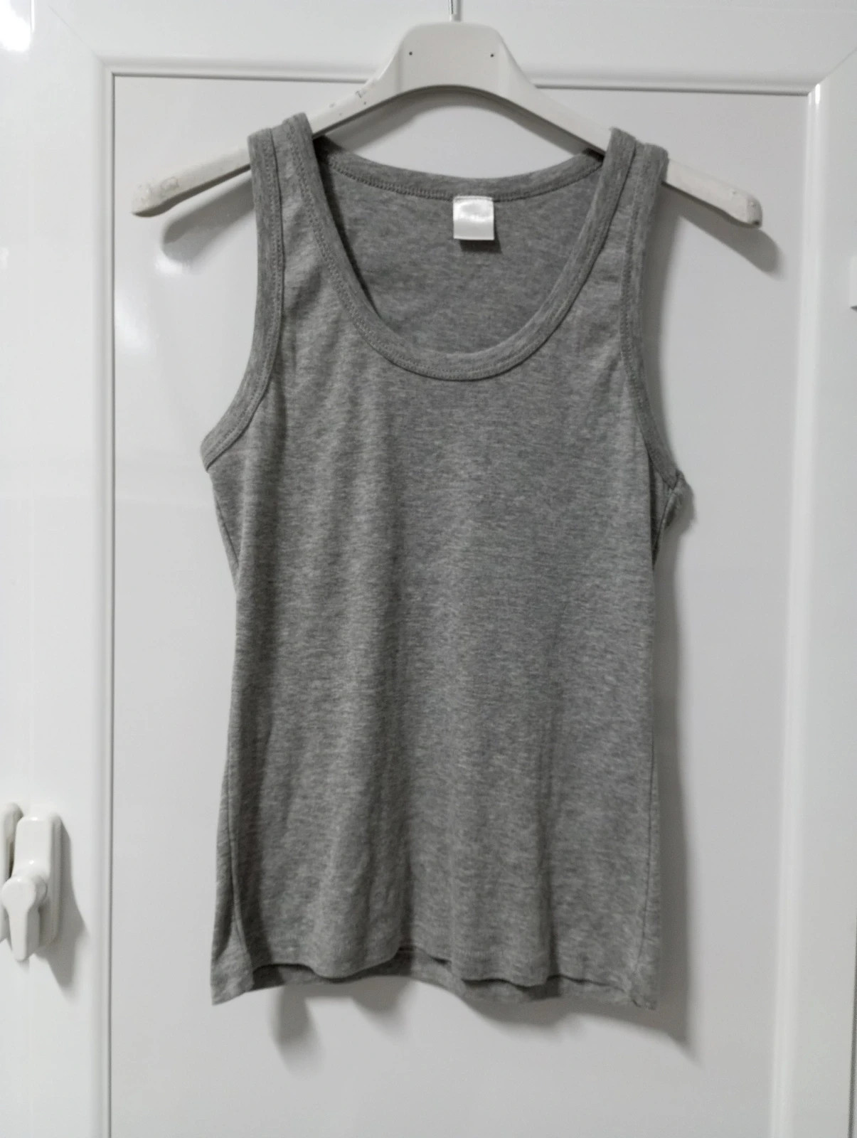 Camiseta de tirantes básica – Gris Jaspeado 🌟 – Local – taille M / 38 / 10