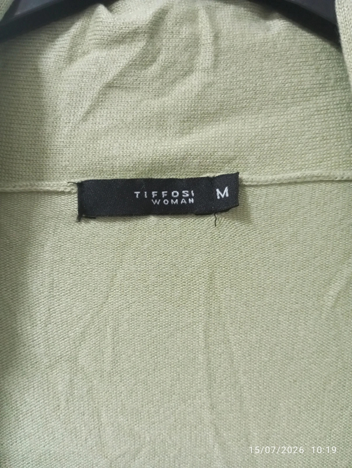 Cárdigan fluido verde salvia / oliva Tifosi (Talla M) – Tiffosi – taille M / 38 / 10 3