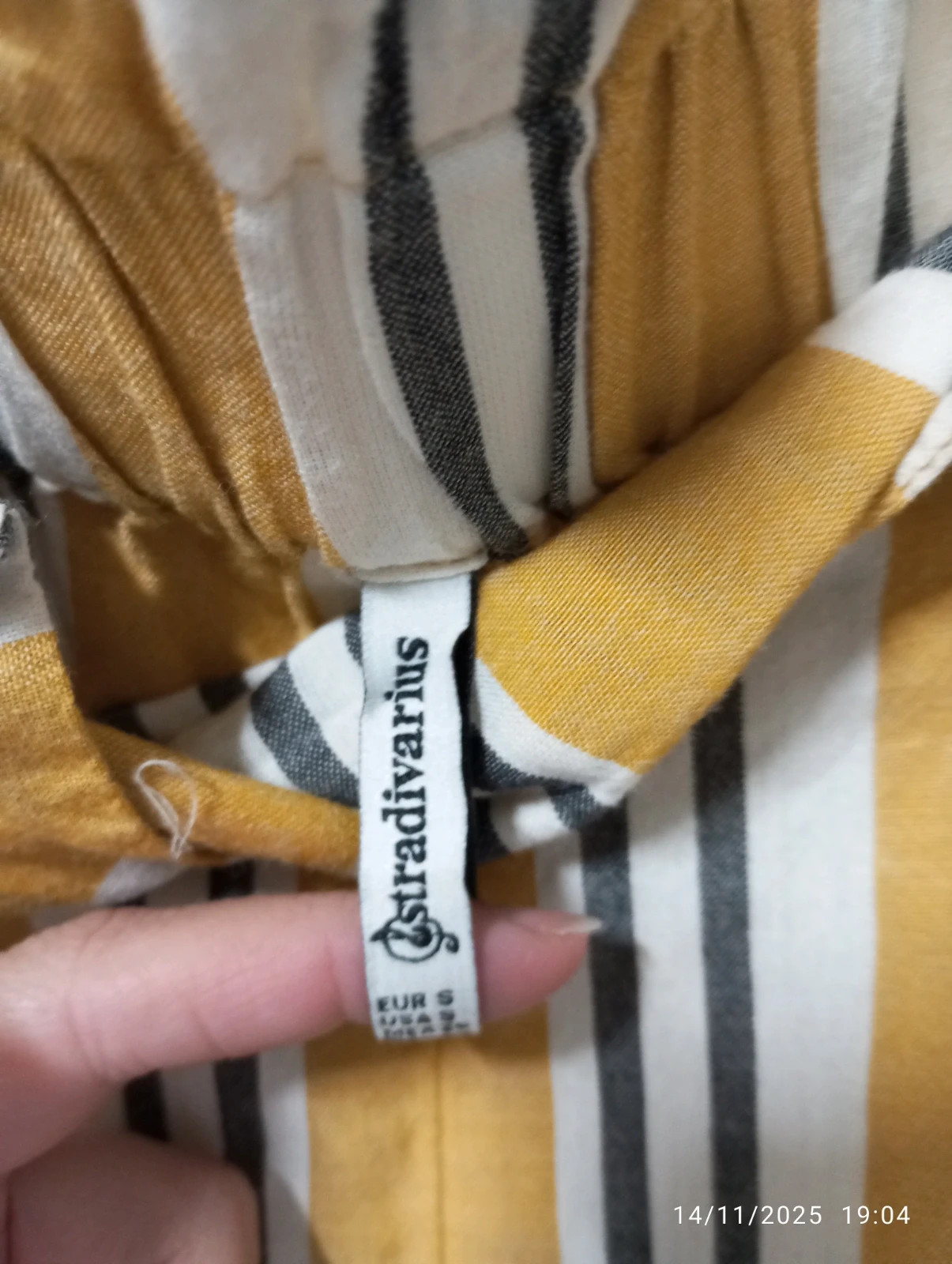 Short Paperbag Stradivarius - Rayas Mostaza 💛 – Stradivarius – taille S / 36 / 8 2
