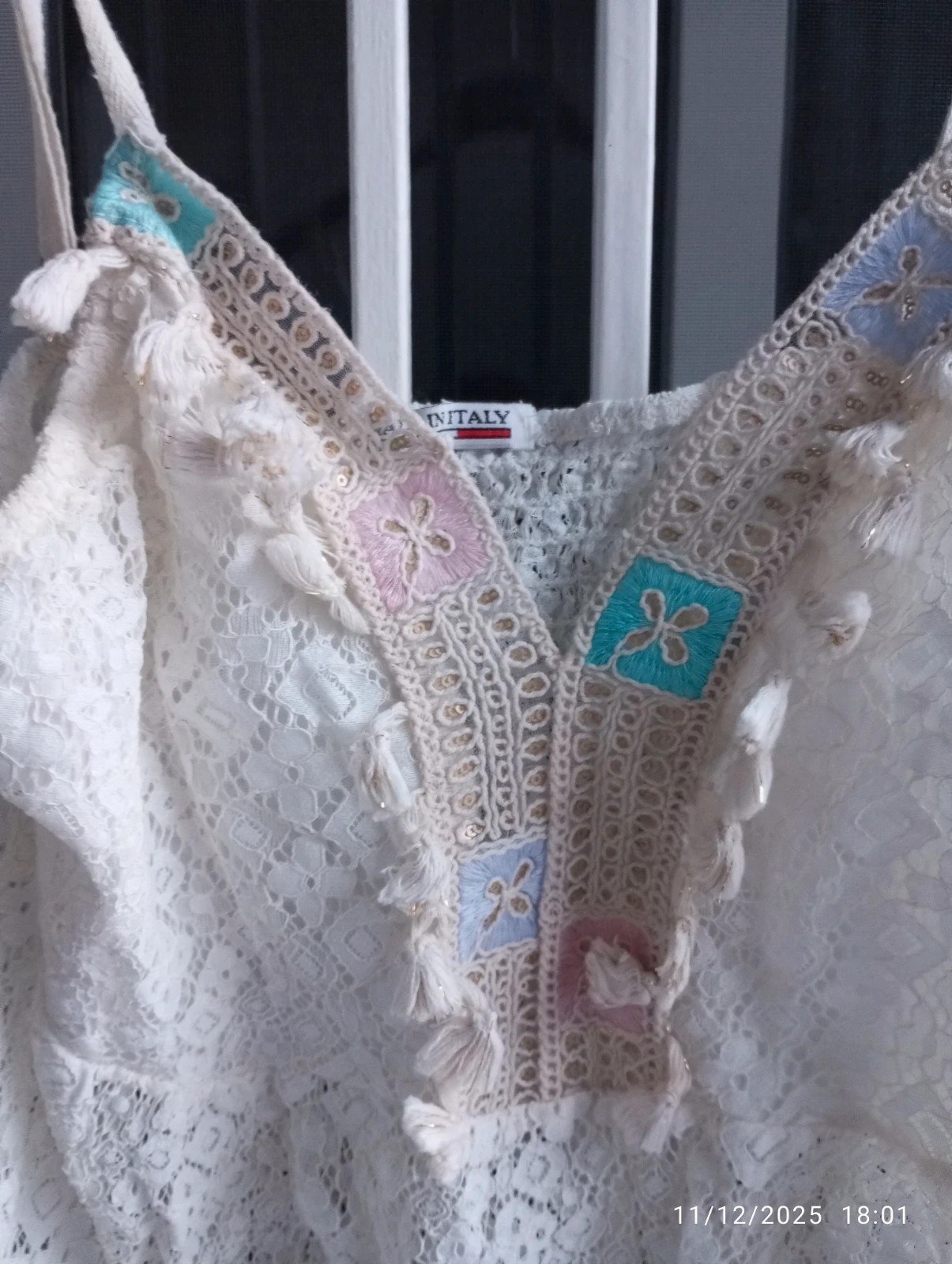 Top encaje romántico / Coquette 🎀 – Italy Moda – taille M / 38 / 10 2