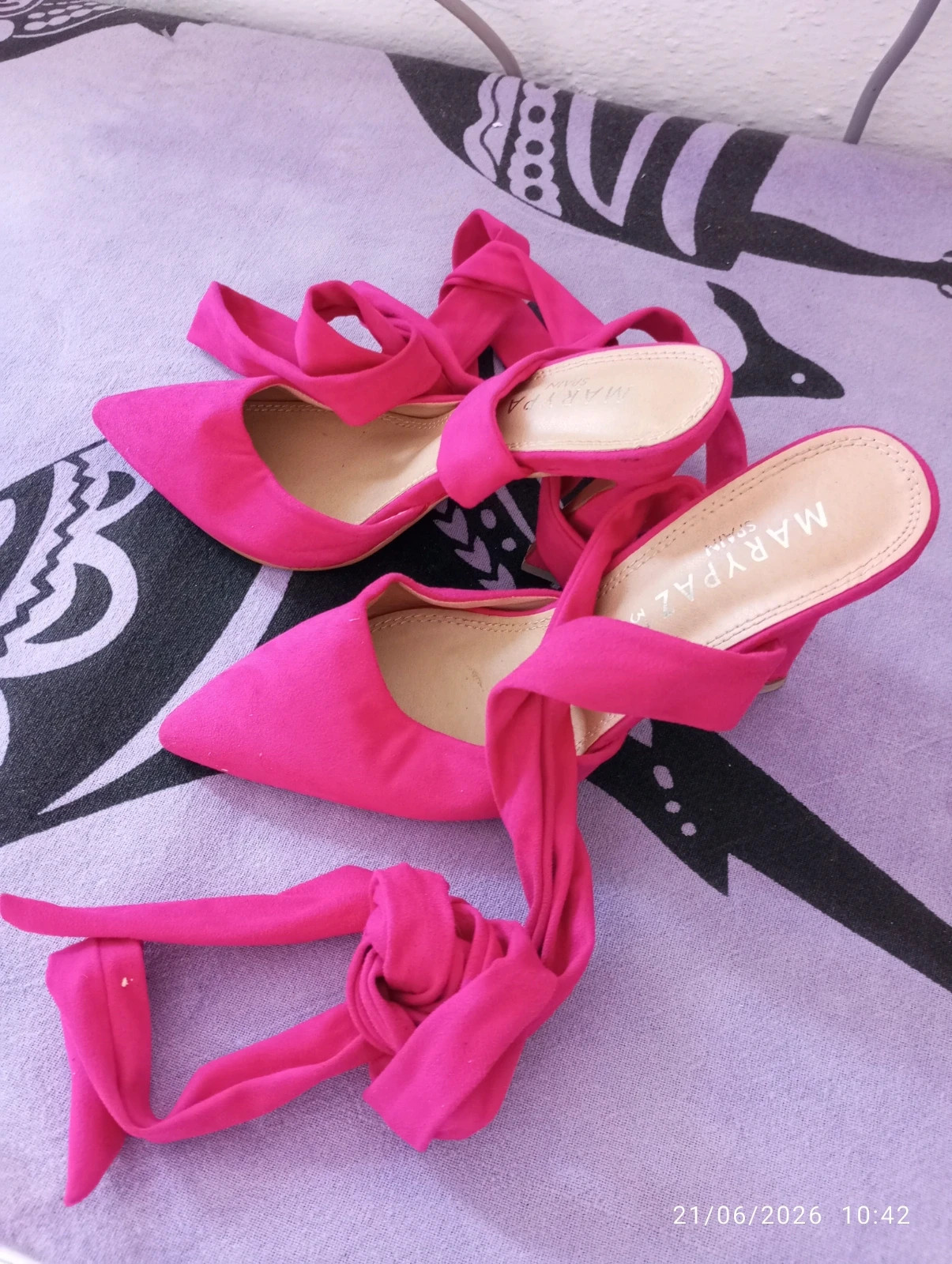 Zapatos de tacón Marypaz – Color Fucsia (Talla 37) – Marypaz – taille 37 2