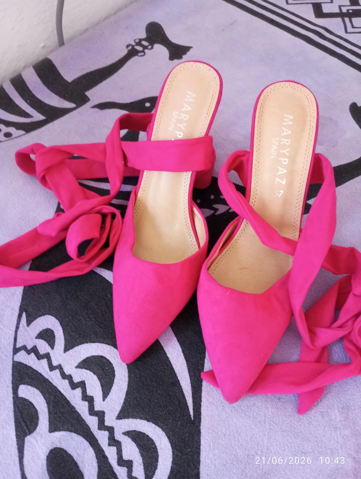 Zapatos de tacón Marypaz – Color Fucsia (Talla 37)