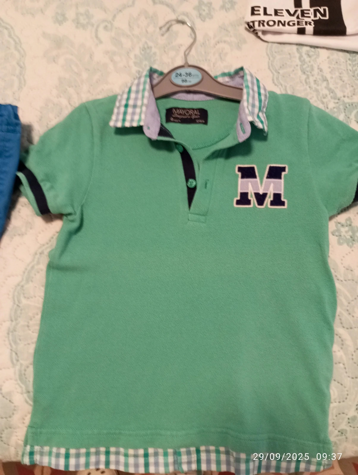 Conjunto Mayoral Niño - Polo Verde + Bermuda Azul (Talla 4) – Mayoral – taille 4 ans / 104 cm 2