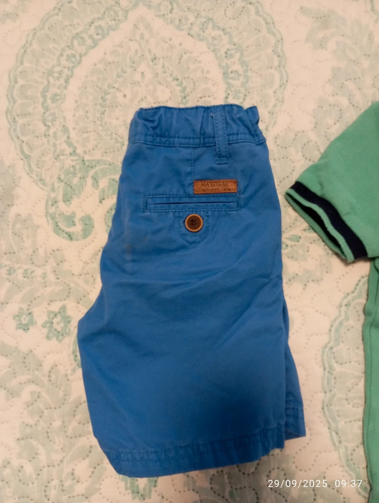 Conjunto Mayoral Niño - Polo Verde + Bermuda Azul (Talla 4) – Mayoral – taille 4 ans / 104 cm 3