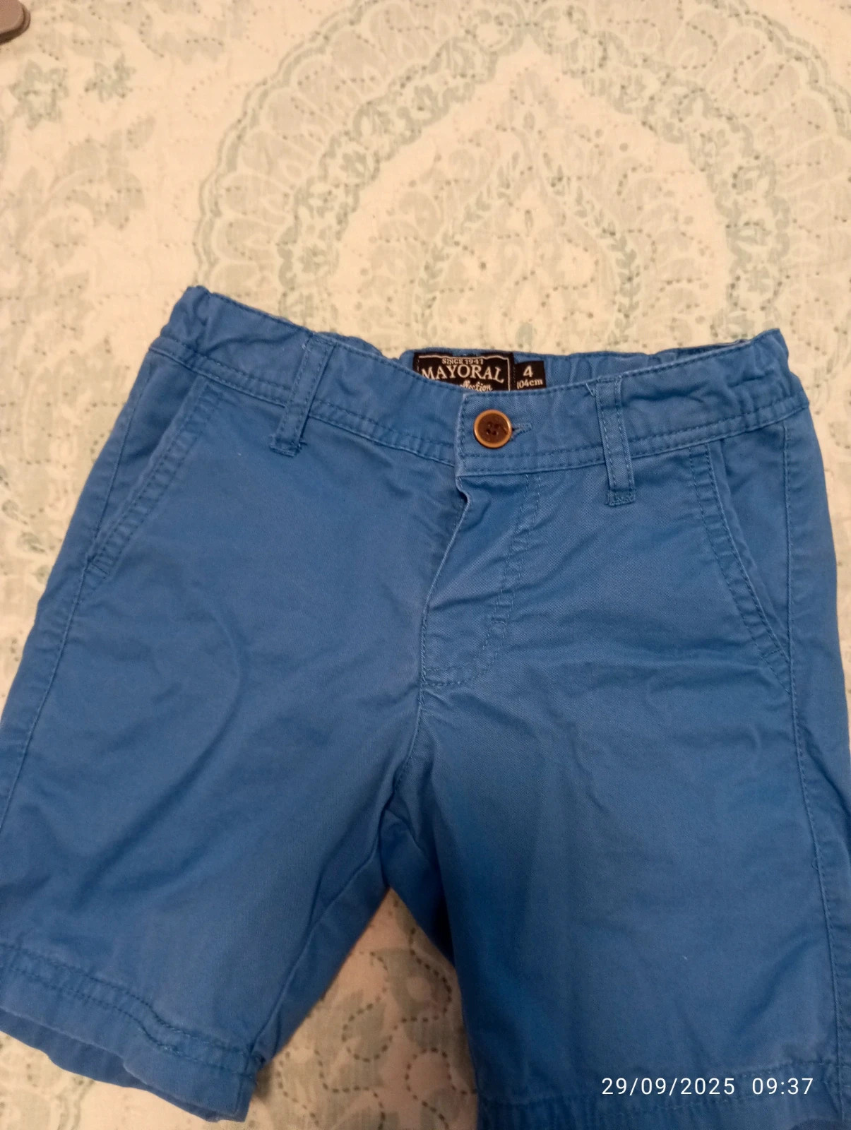Conjunto Mayoral Niño - Polo Verde + Bermuda Azul (Talla 4) – Mayoral – taille 4 ans / 104 cm 4