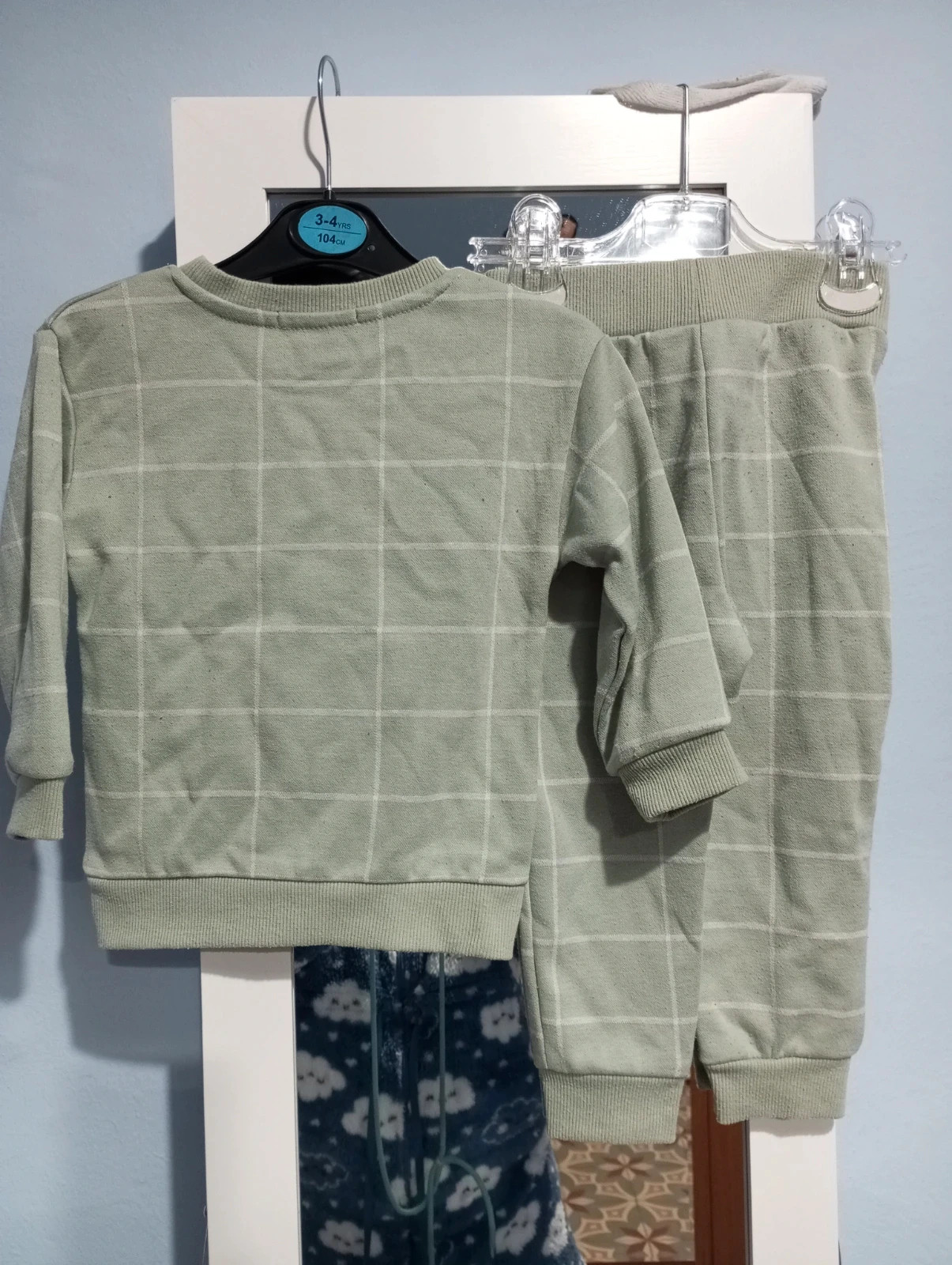 Conjunto Primark Bebe – Verde Sage Cuadros (2 piezas) – Primark – taille 24-36 mois / 92 cm 2