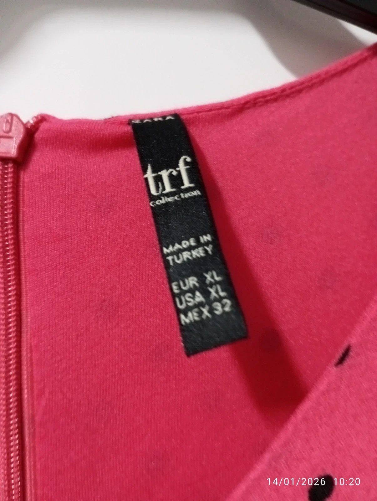Vestido Zara TRF Rosa Lunares - Talla XL - Perfecto Estado – Zara – taille XL / 42 / 14 2