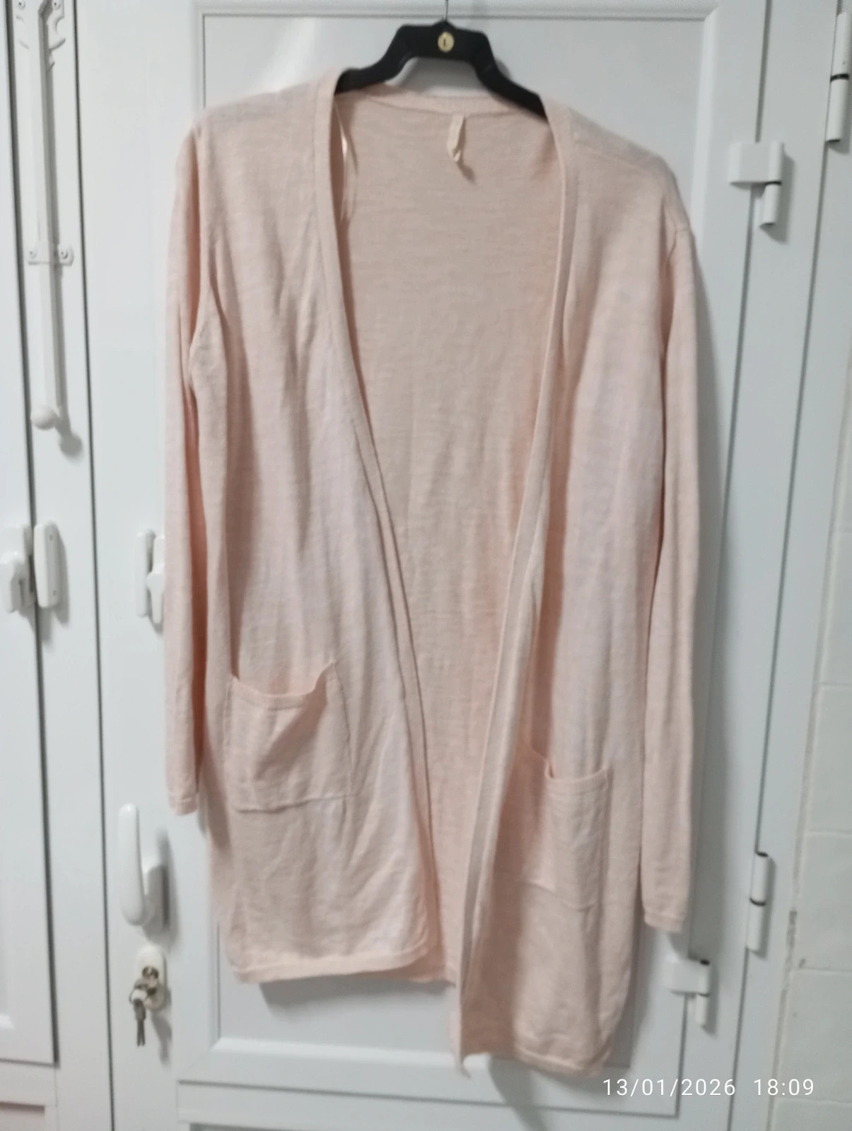🌸 Cárdigan largo Stradivarius Rosa Pastel - Talla L – Stradivarius – taille L / 40 / 12