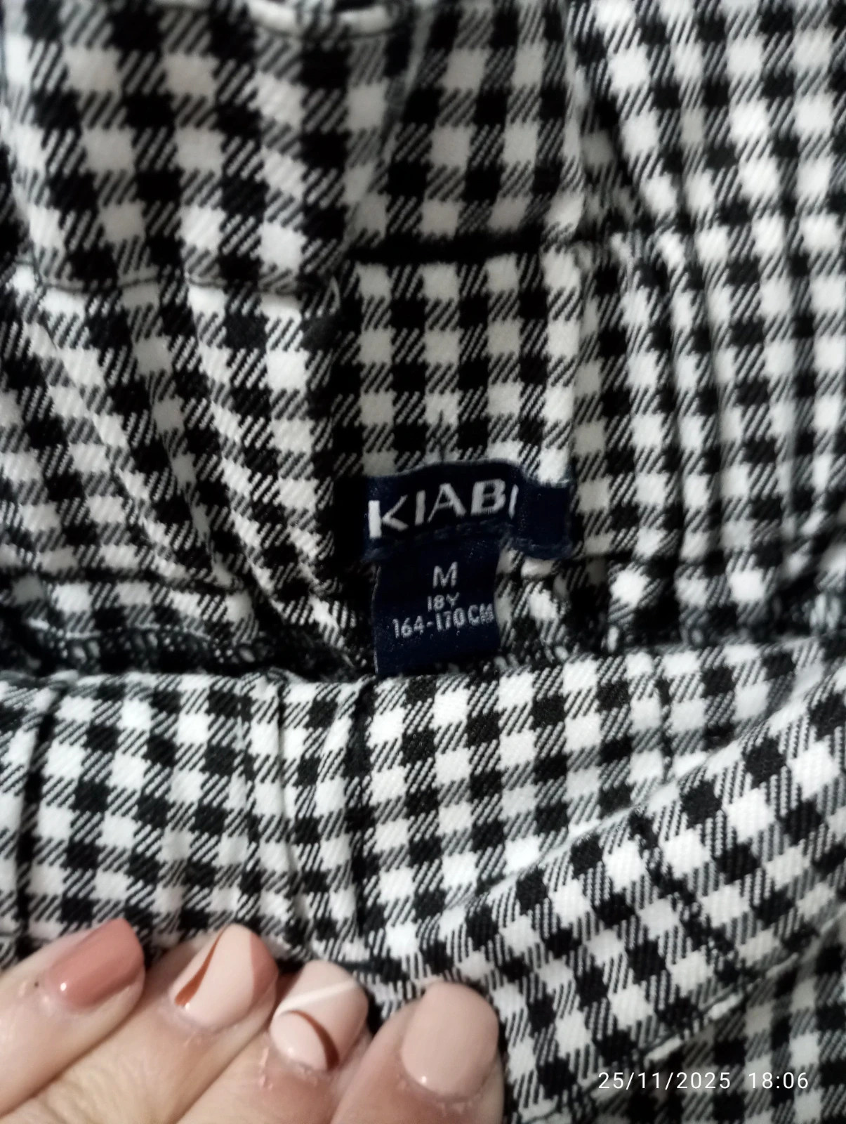 Pantalón Vichy Paperbag KIABI - Nuevo! 🖤 – Kiabi – taille M / 38 / 10 3