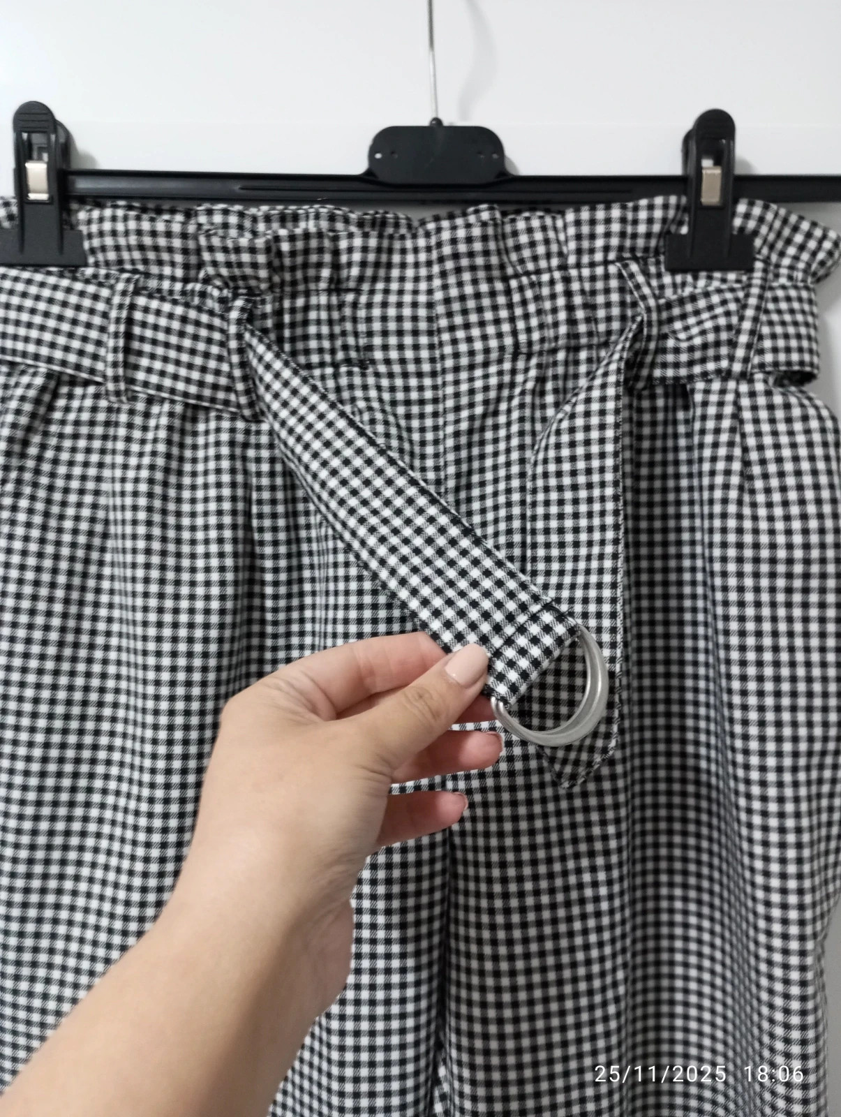 Pantalón Vichy Paperbag KIABI - Nuevo! 🖤 – Kiabi – taille M / 38 / 10 2