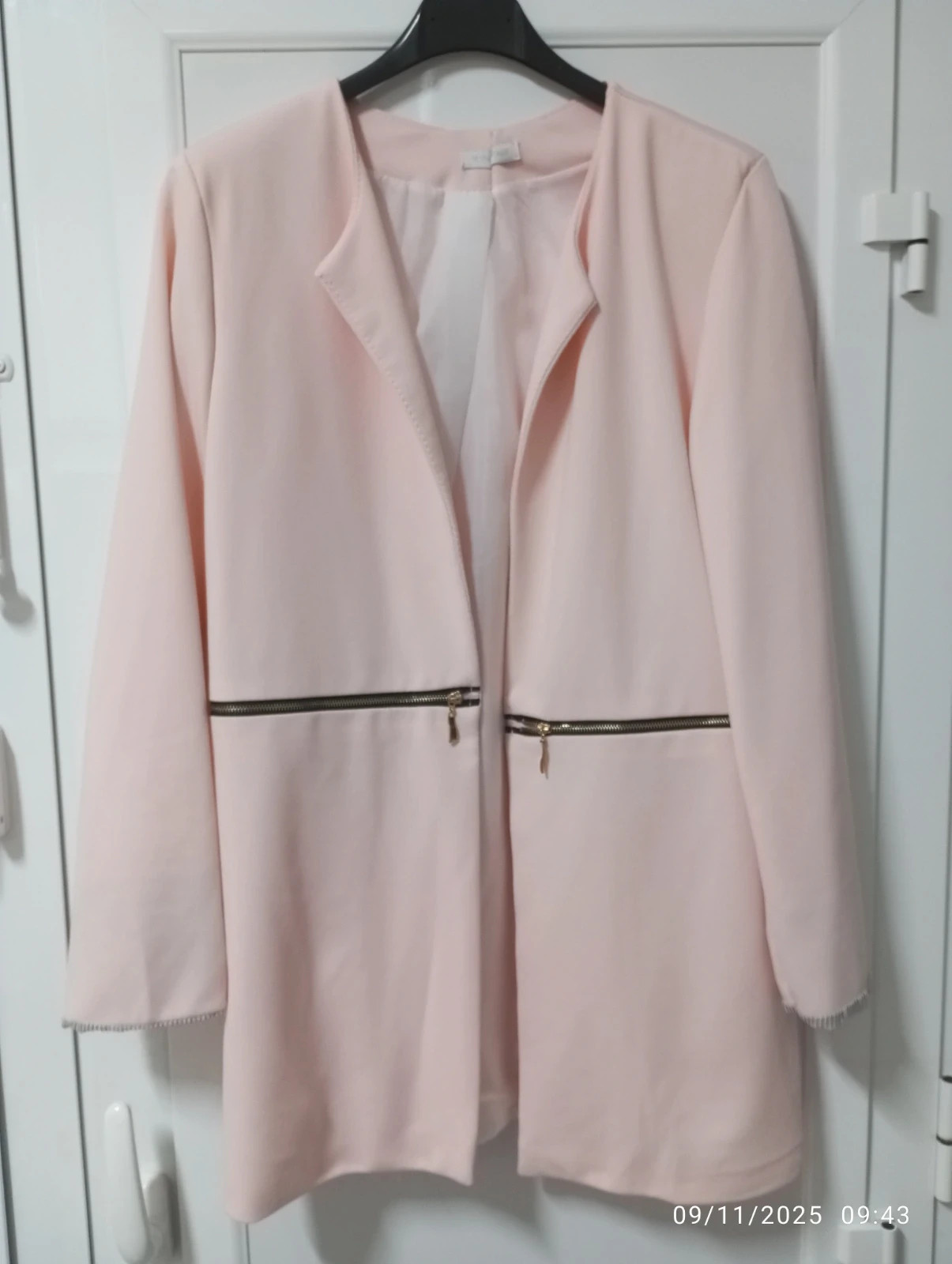 Blazer rosa pastel Italy Moda