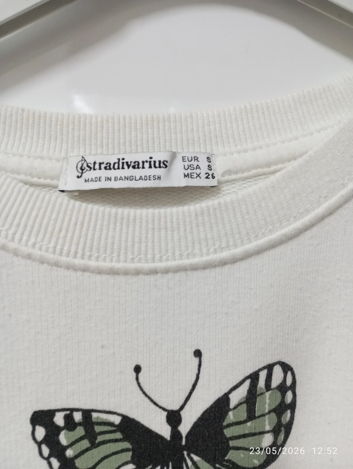 Sudadera Fina Stradivarius "Breathe" (Talla S - Corte Oversize) – Stradivarius – taille S / 36 / 8 2