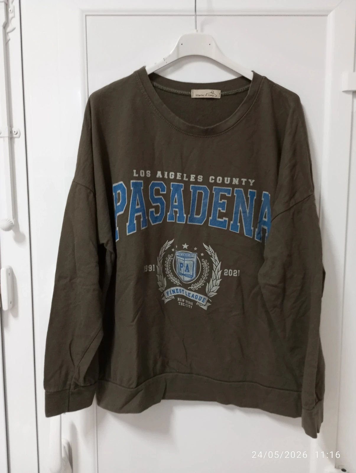 Sudadera Oversize Pasadena / Estilo Universitario 🌲