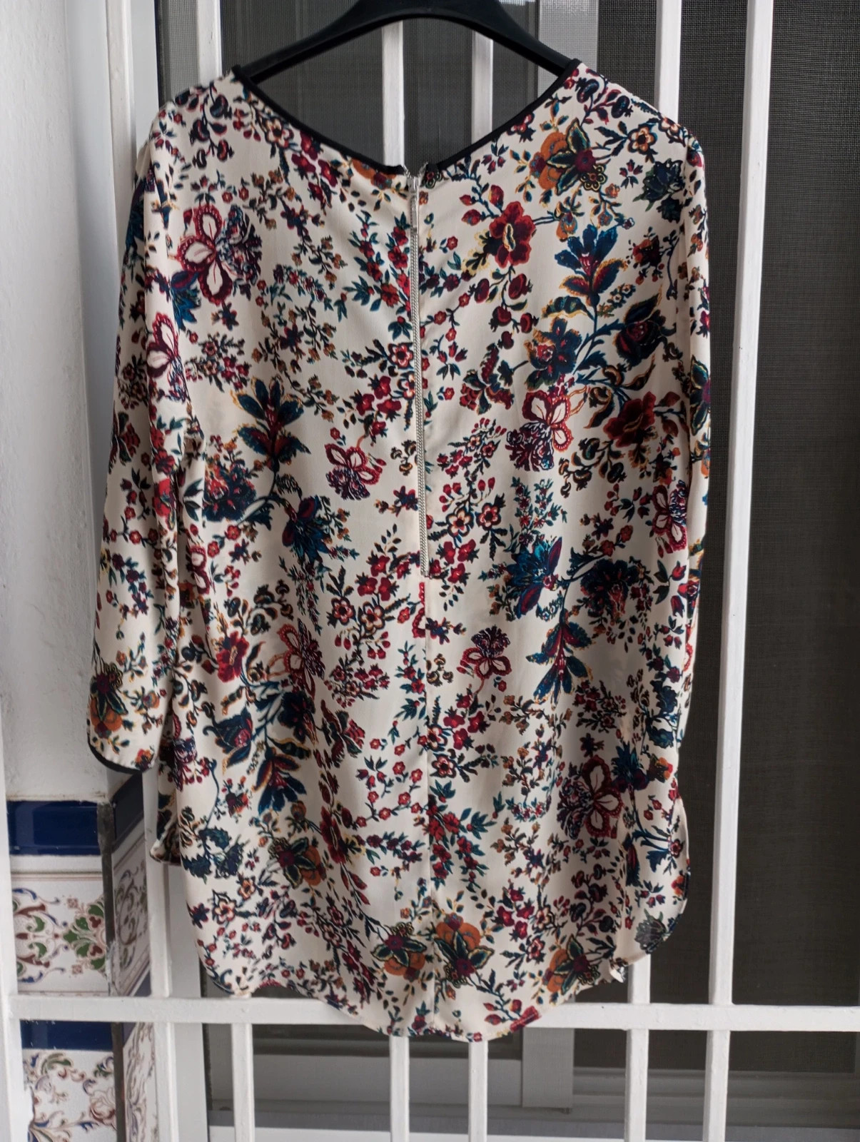 Blusa Floral Stradivarius 🌸 Estilo Boho - Talla L – Stradivarius – taille L / 40 / 12 2
