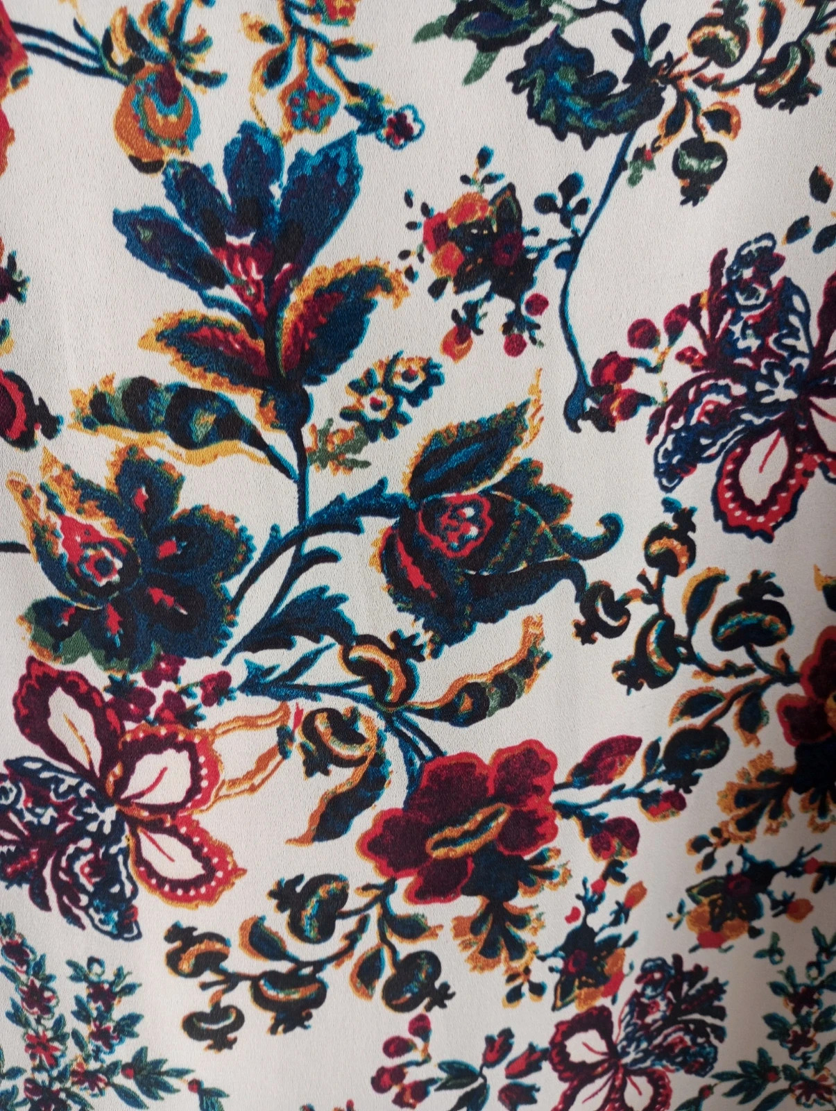 Blusa Floral Stradivarius 🌸 Estilo Boho - Talla L – Stradivarius – taille L / 40 / 12 3