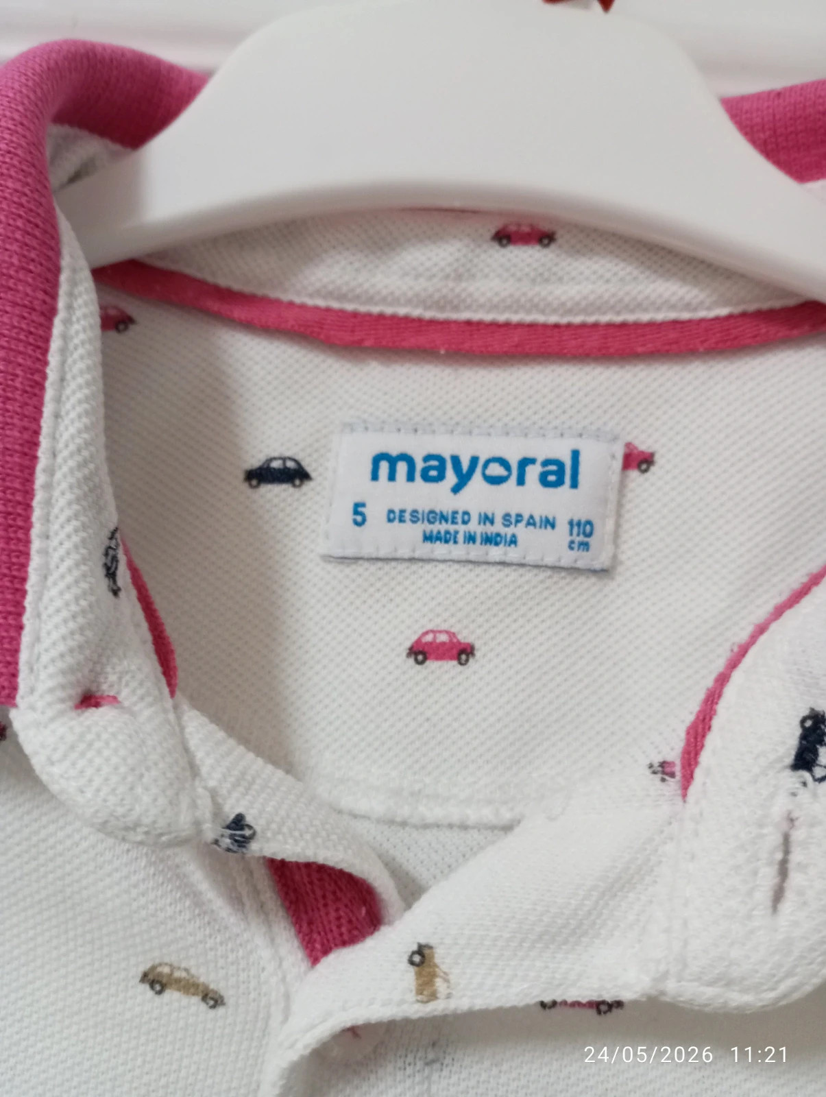 🚗 Polo Mayoral Coches - Talla 5 años (110 cm) 🚗 – Mayoral – taille 5 ans / 110 cm 2