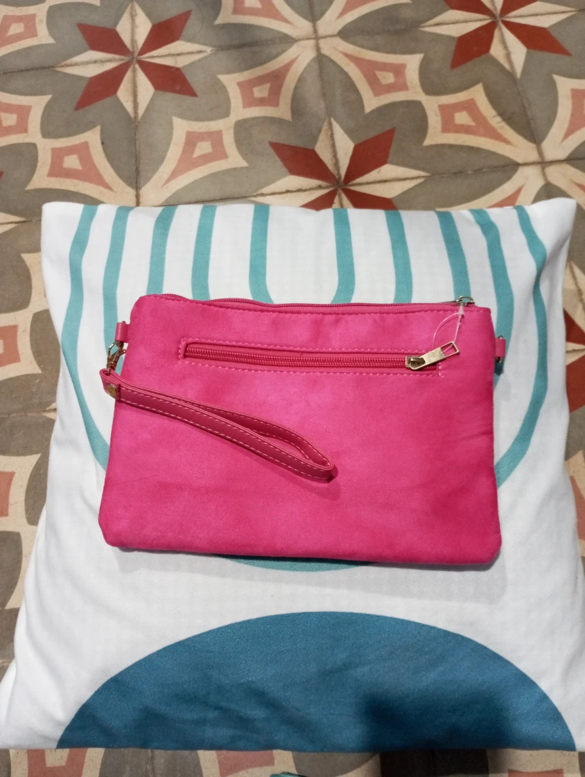Bolso de mano/clutch fucsia Estrella GlitterDescripción – Local 2